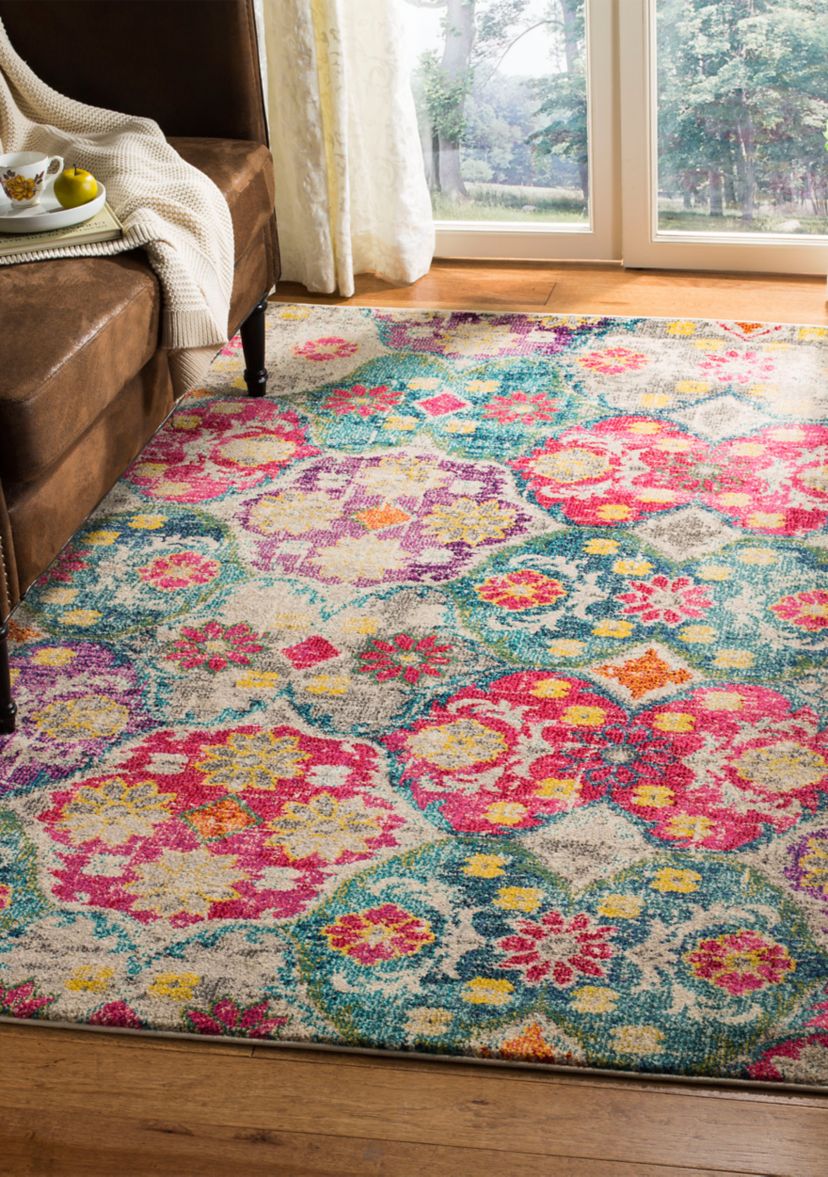 Monaco Distressed Boho Area Rug Collection