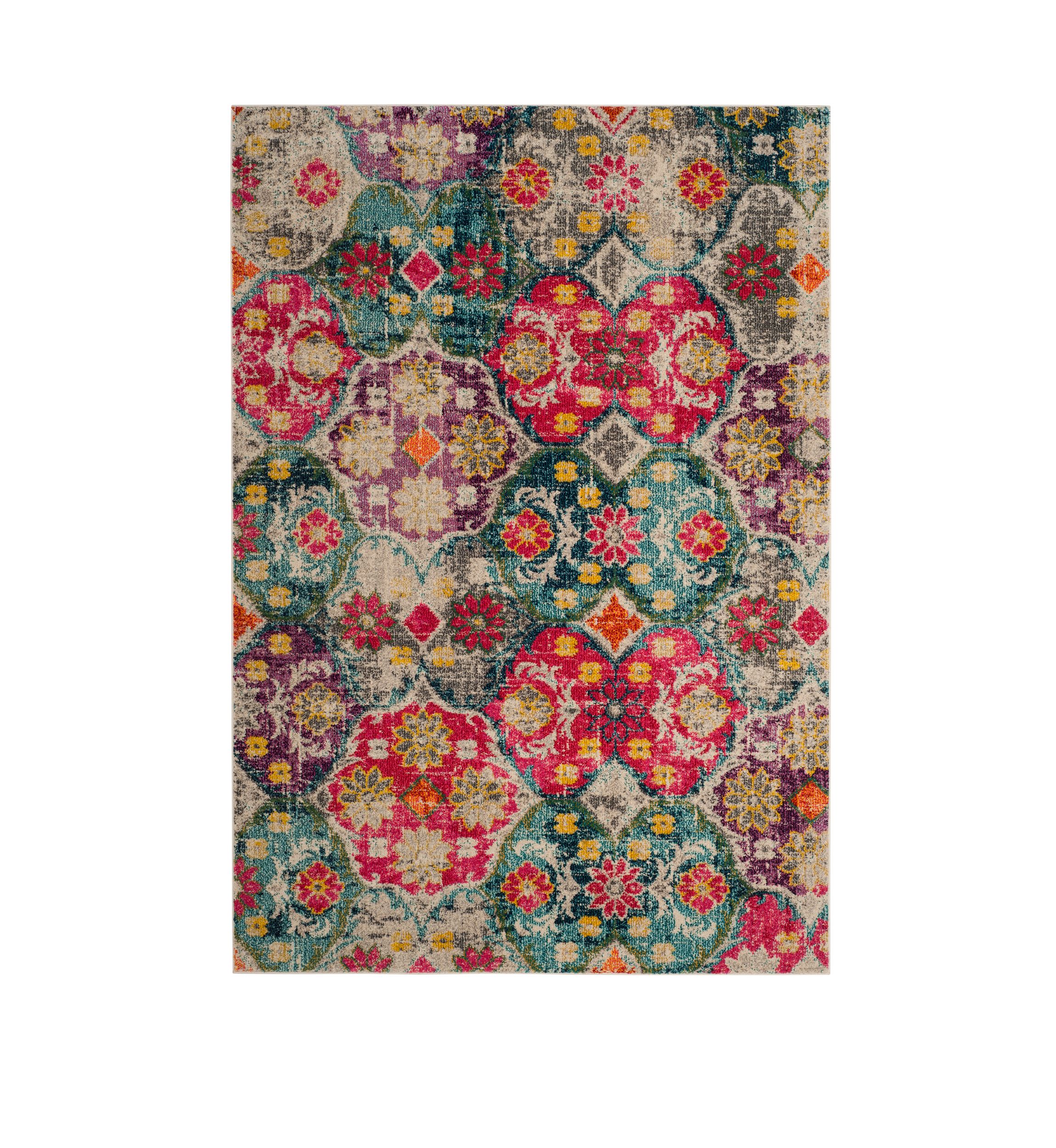 Monaco Distressed Boho Area Rug Collection