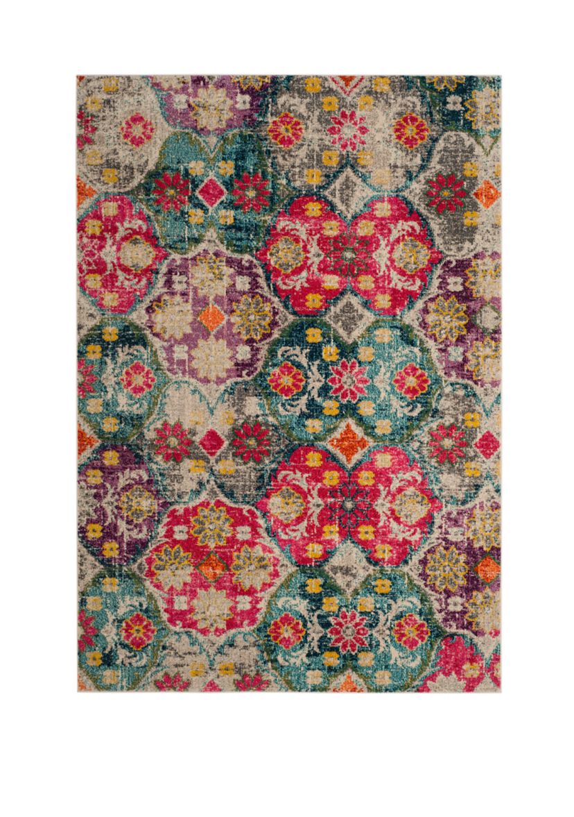 Monaco Distressed Boho Area Rug Collection