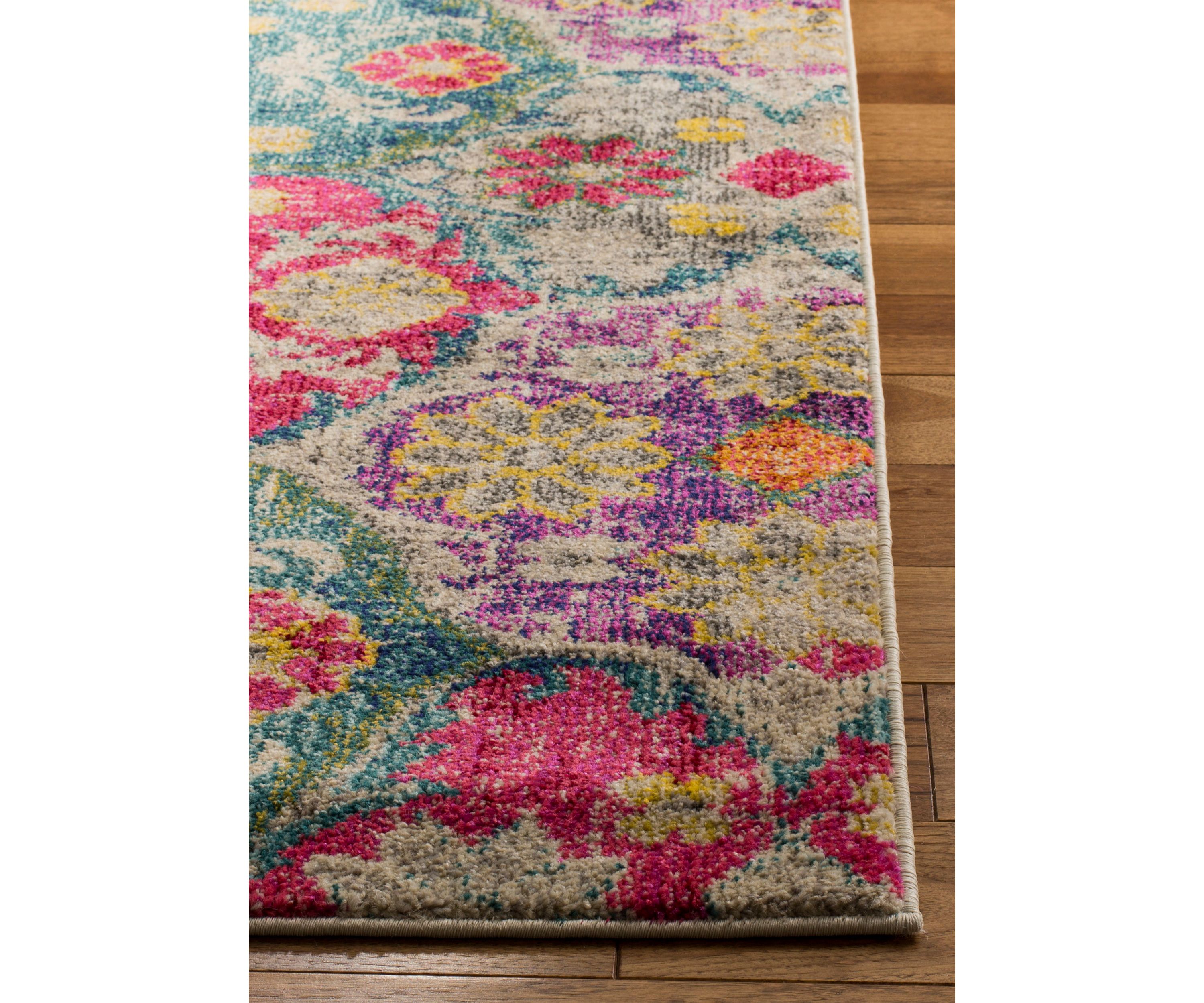 Monaco Distressed Boho Area Rug Collection
