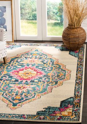 Safavieh Monaco Celeste Boho Area Rug Collection, 5 x 5 Square