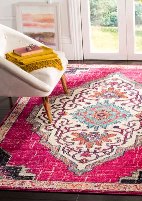 Safavieh Monaco Celeste Boho Area Rug Collection, 5 x 5 Round