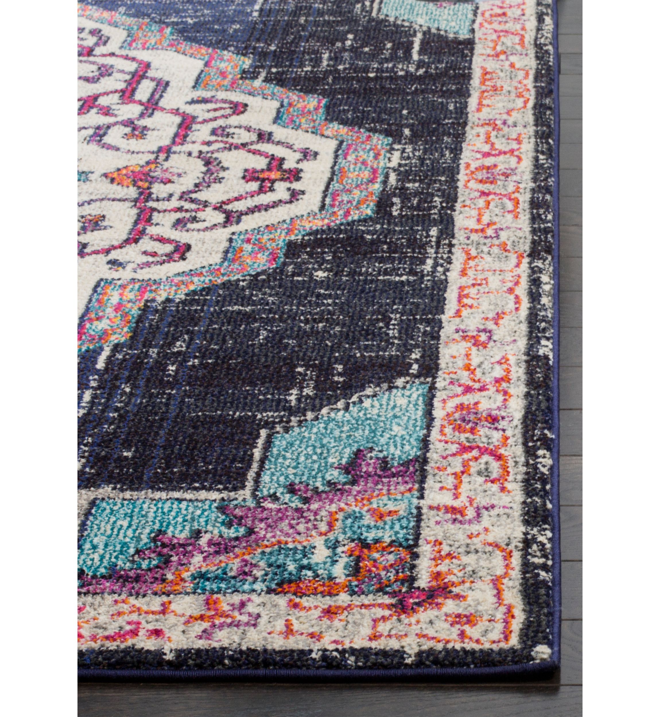Monaco Celeste Boho Area Rug Collection