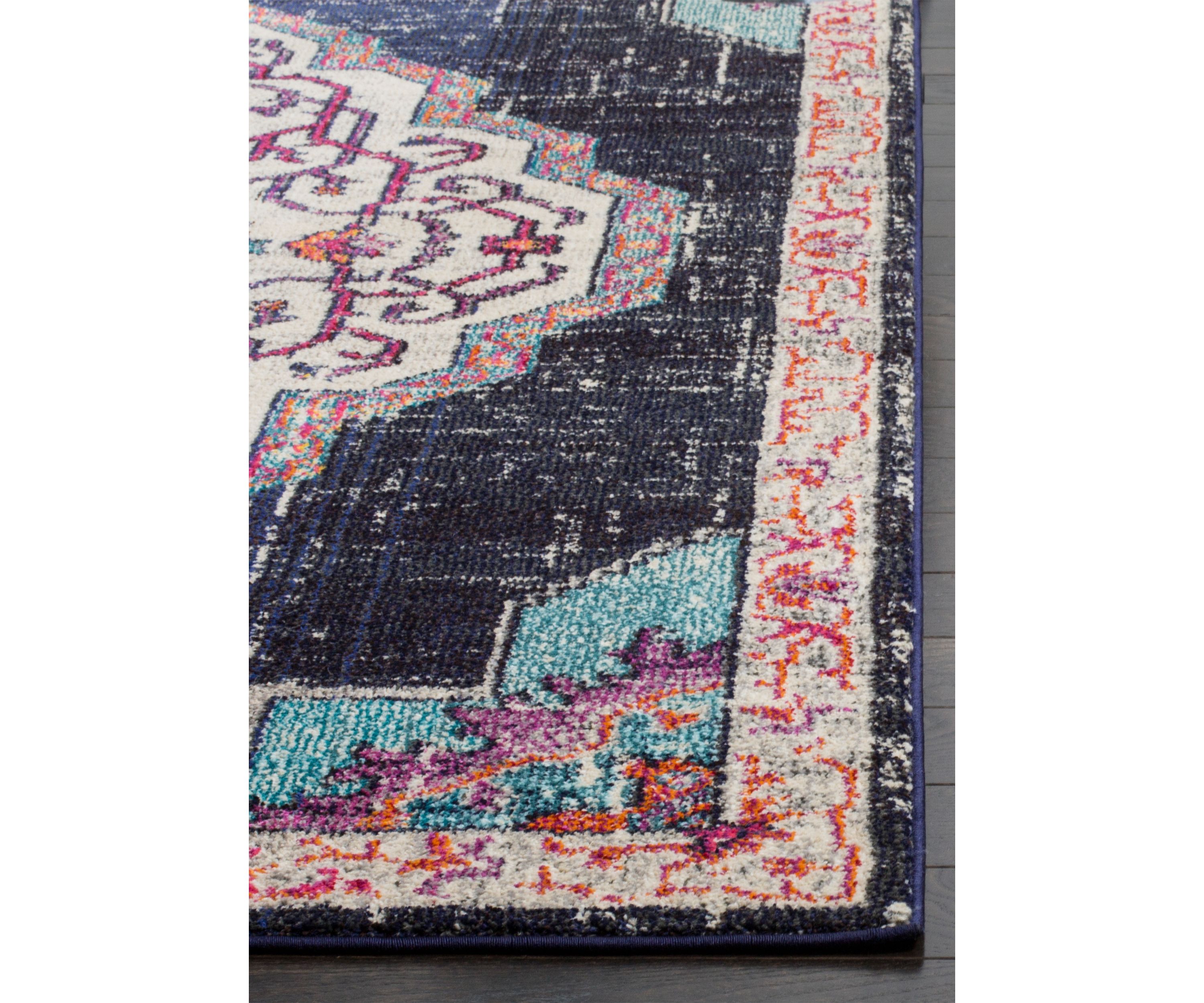 Monaco Celeste Boho Area Rug Collection