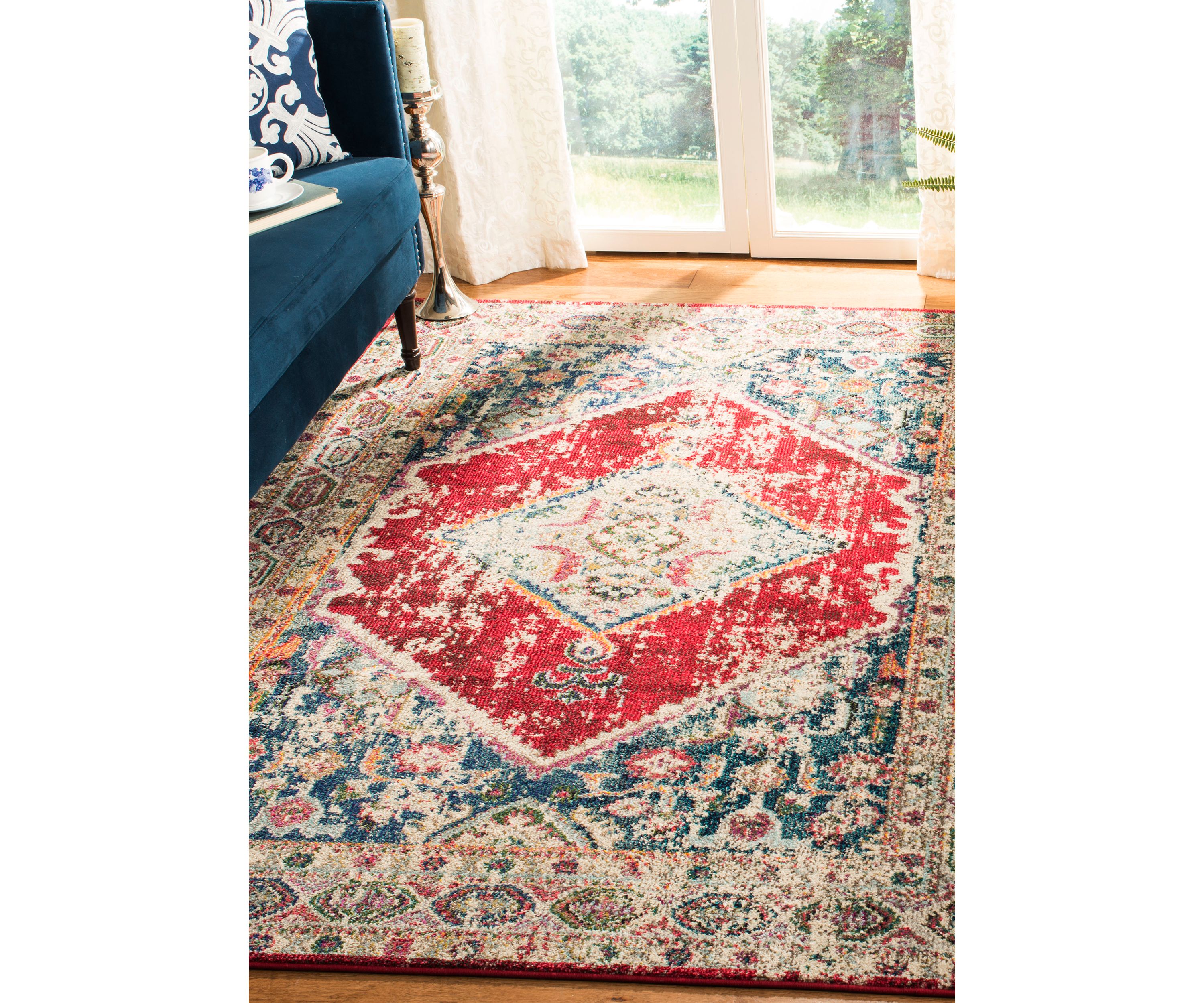 Monaco Overdyed Geometric Area Rug Collection