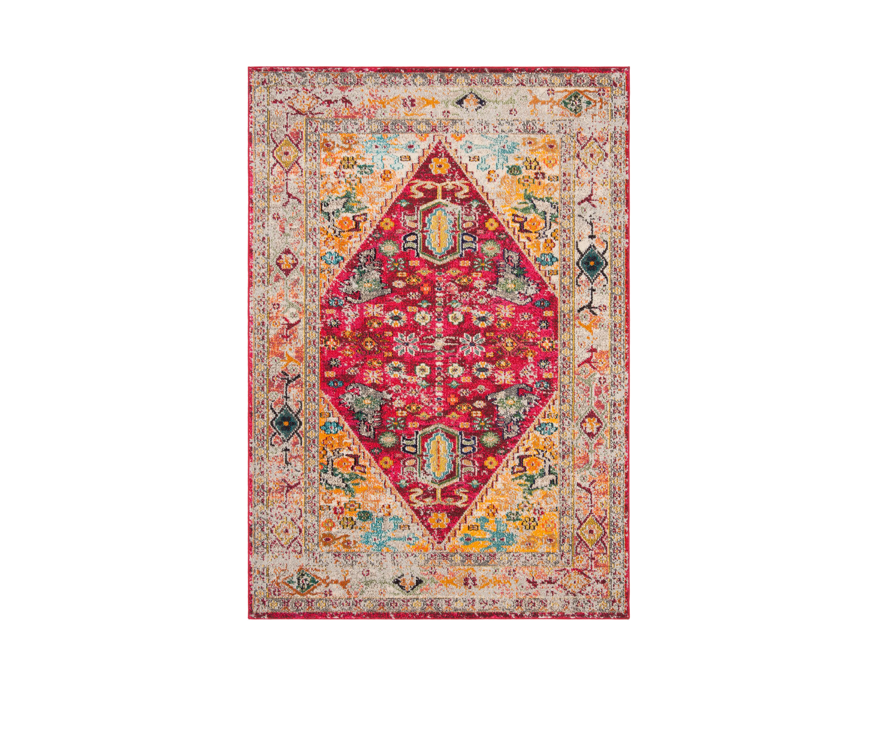 Monaco Geometric Hamadan Area Rug Collection
