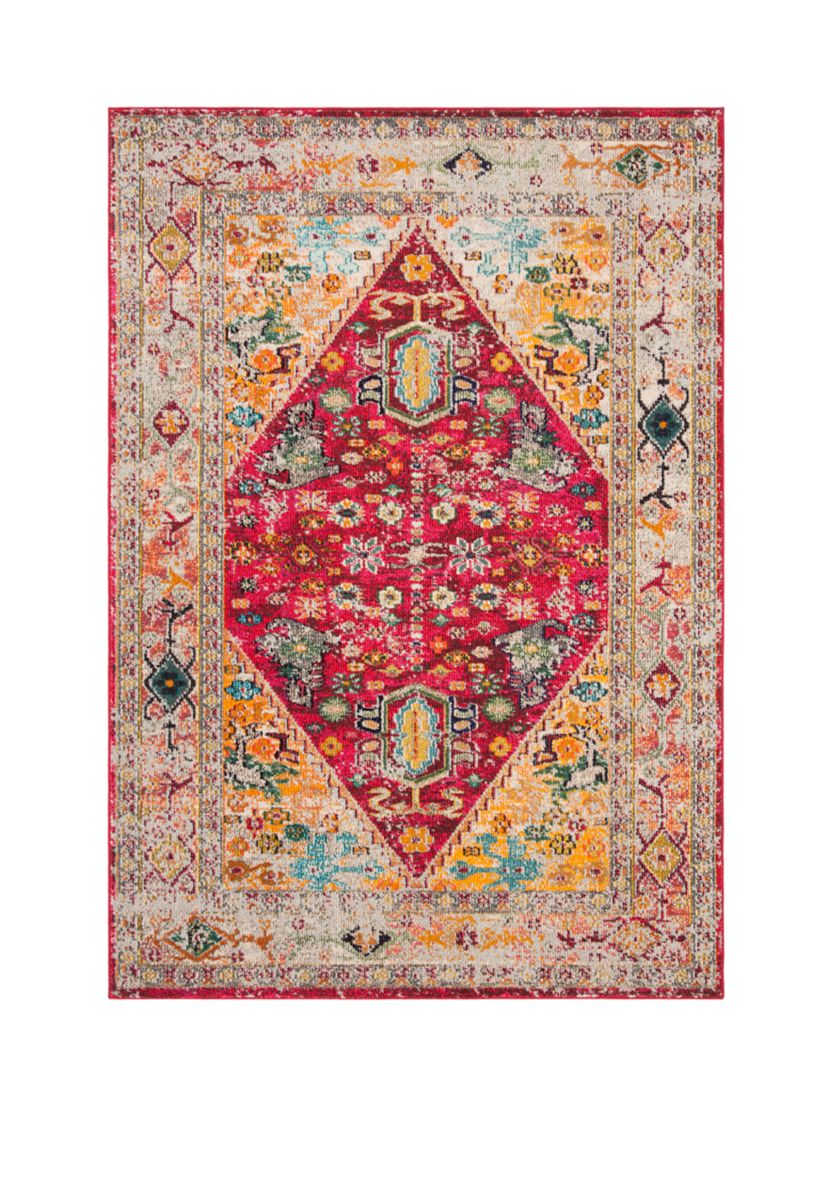 Monaco Geometric Hamadan Area Rug Collection