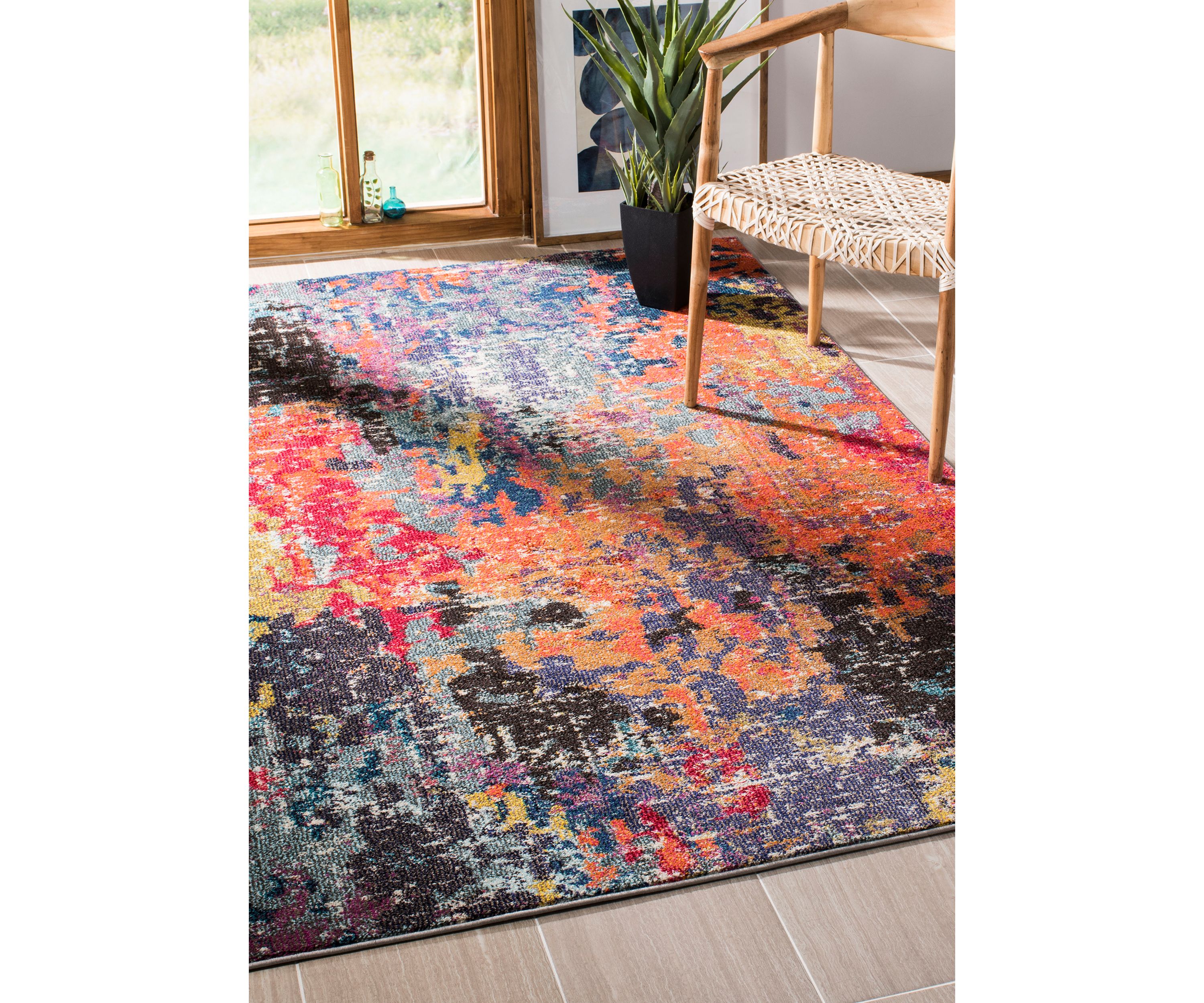 Monaco Hester Abstract Area Rug Collection