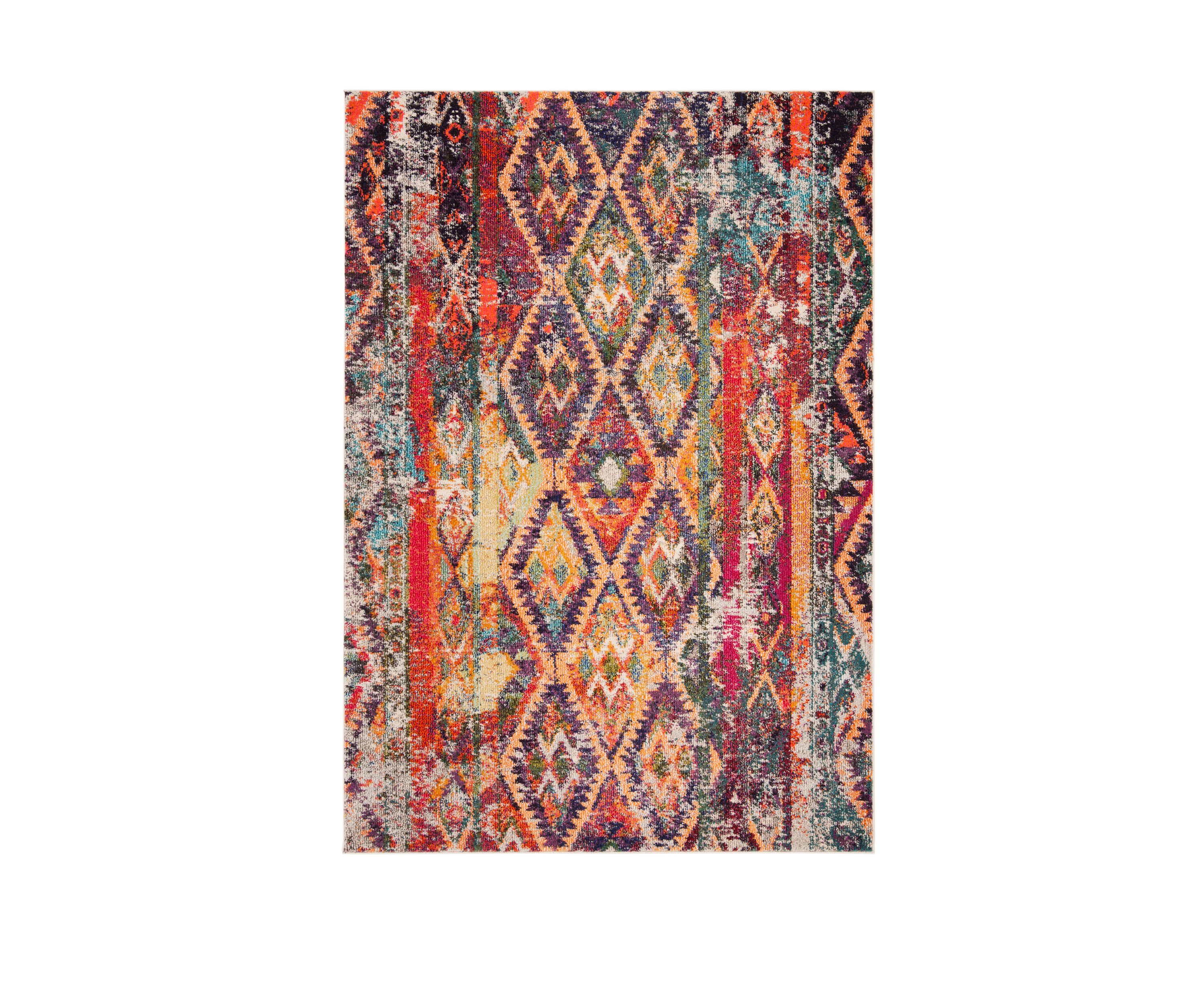 Monaco Moroccan Weave Boho Area Rug Collection