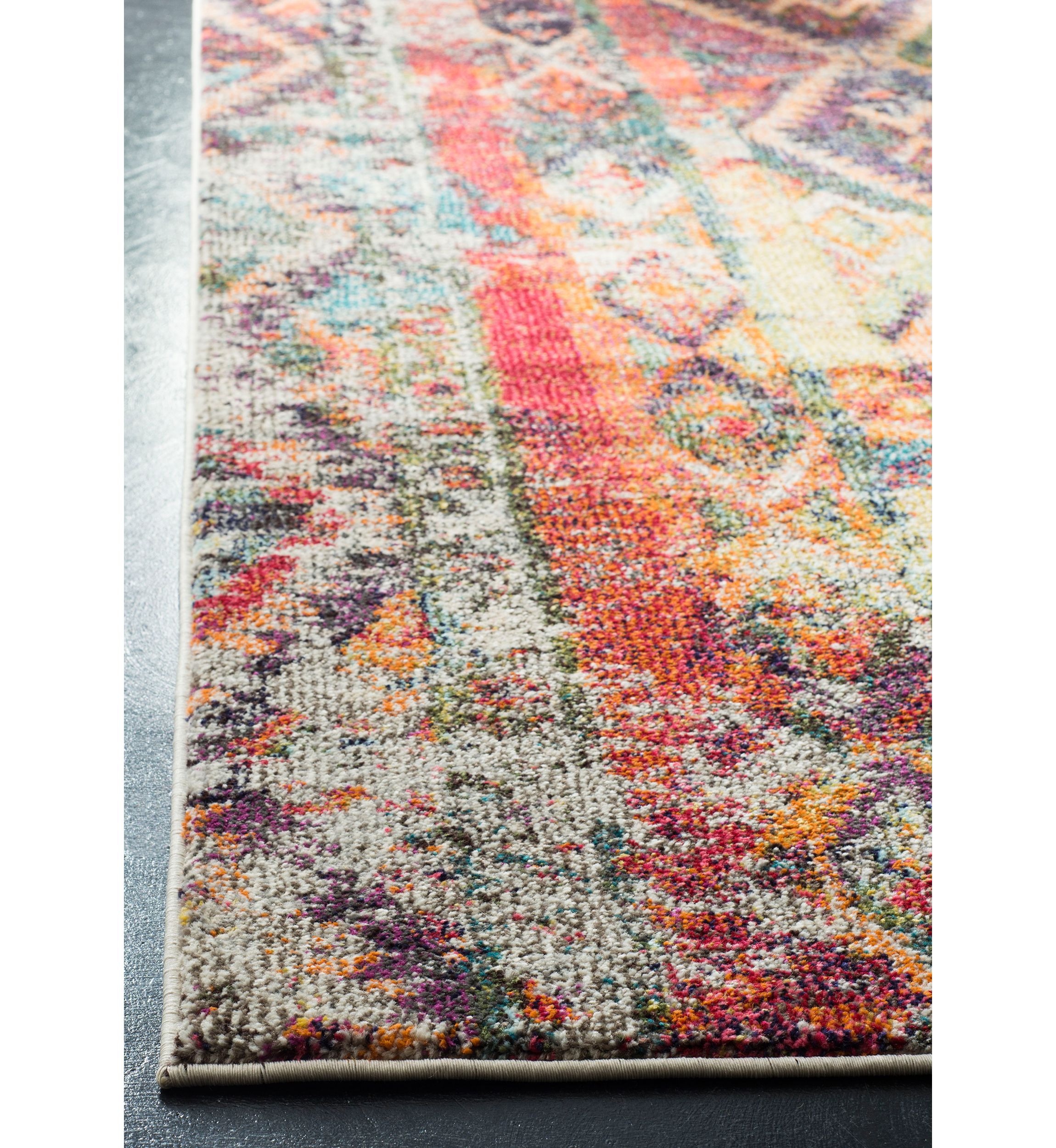 Monaco Moroccan Weave Boho Area Rug Collection