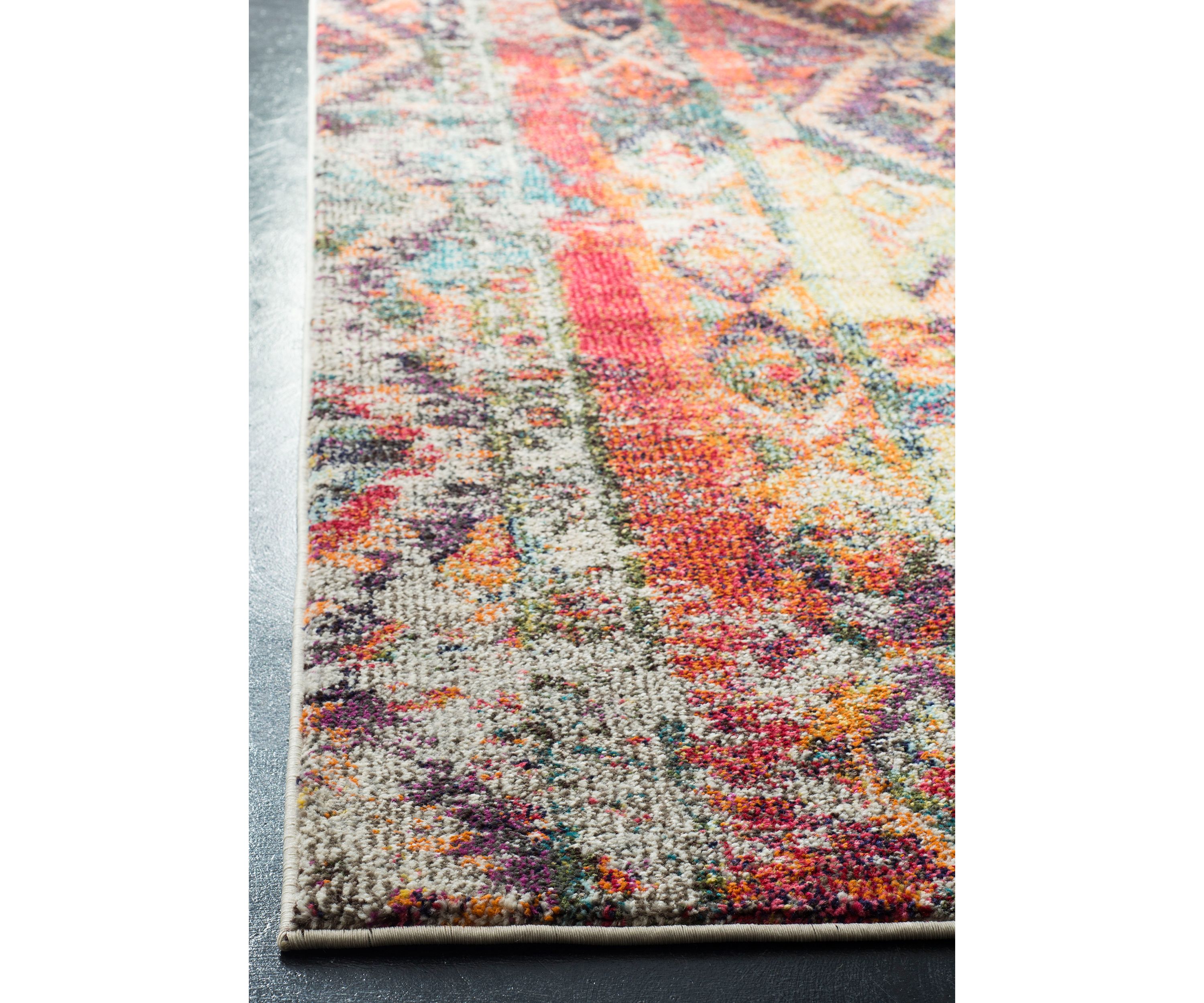 Monaco Moroccan Weave Boho Area Rug Collection