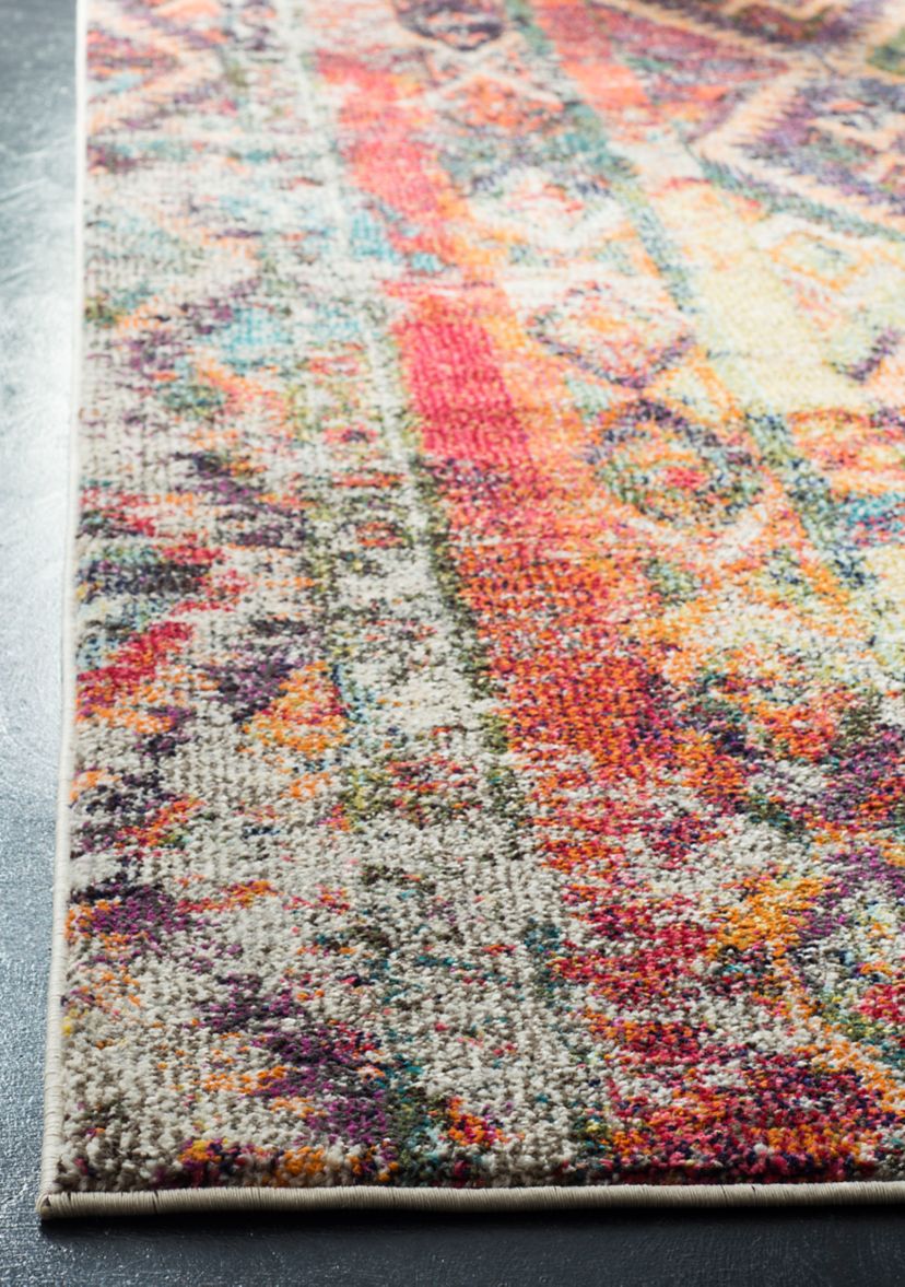 Monaco Moroccan Weave Boho Area Rug Collection