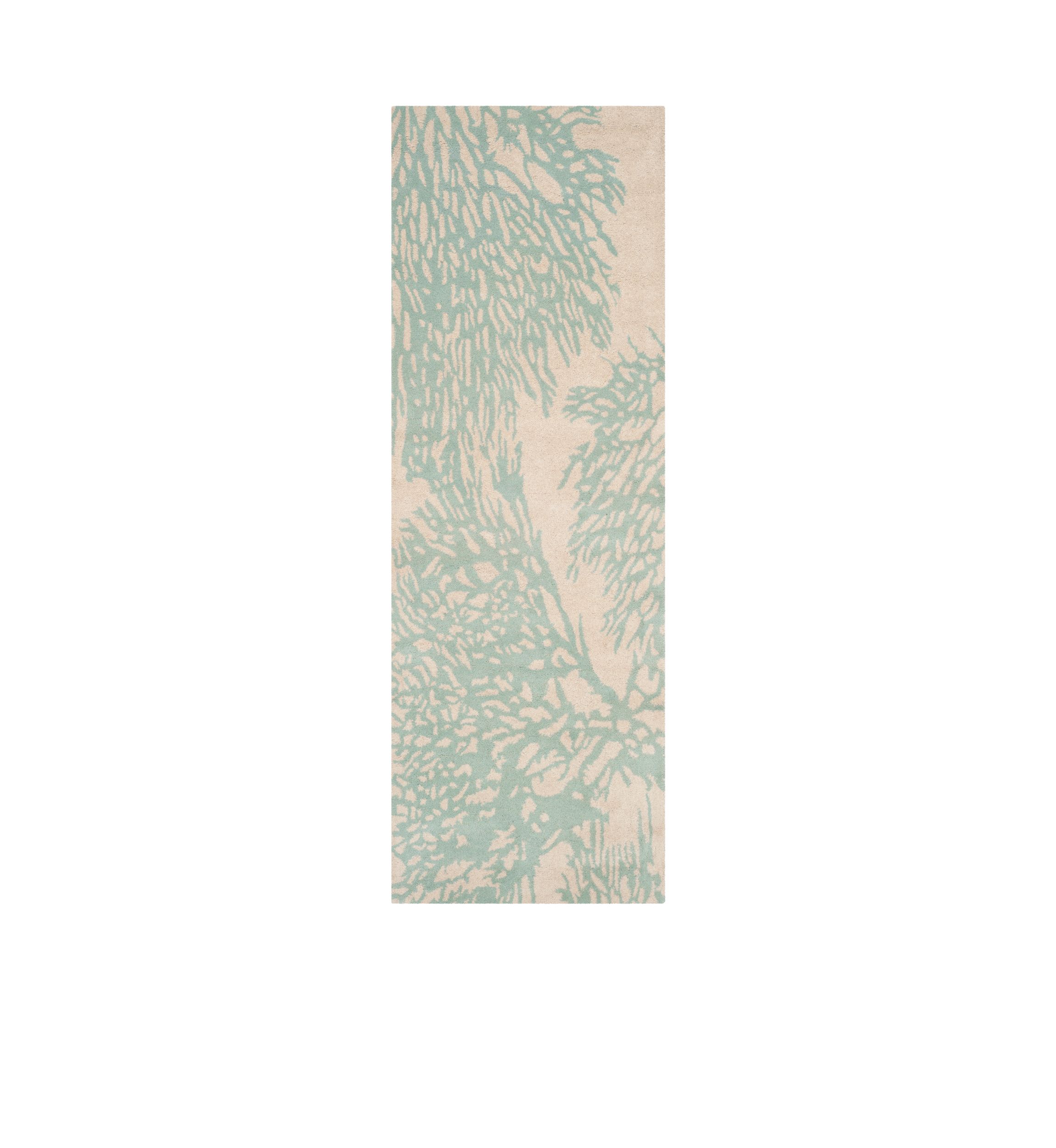 Bella Beige/Blue 2-ft. 6-in. x 4-ft. Area Rug