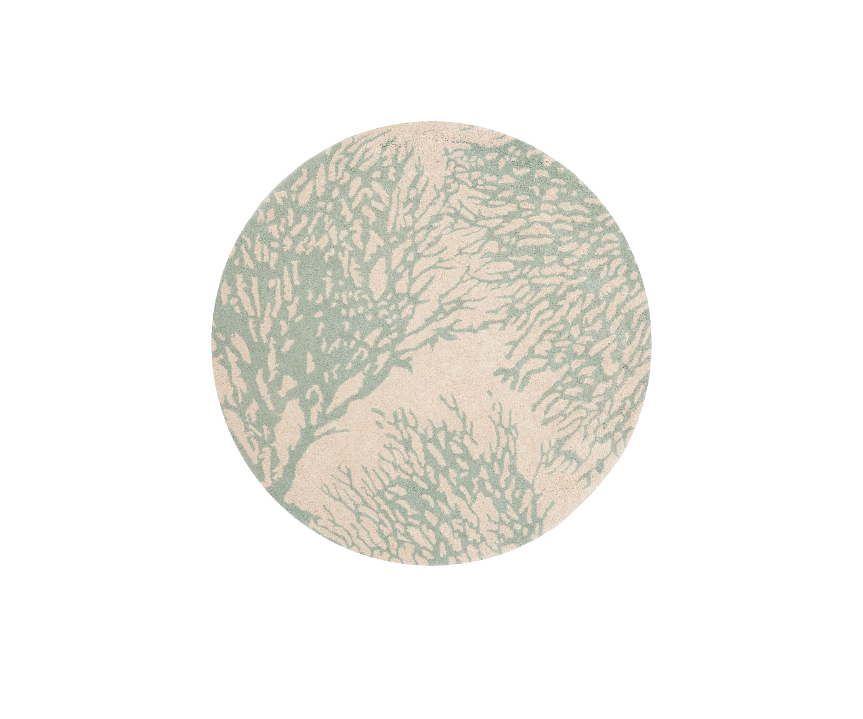 Bella Beige/Blue 7-ft. x 7-ft. Area Rug