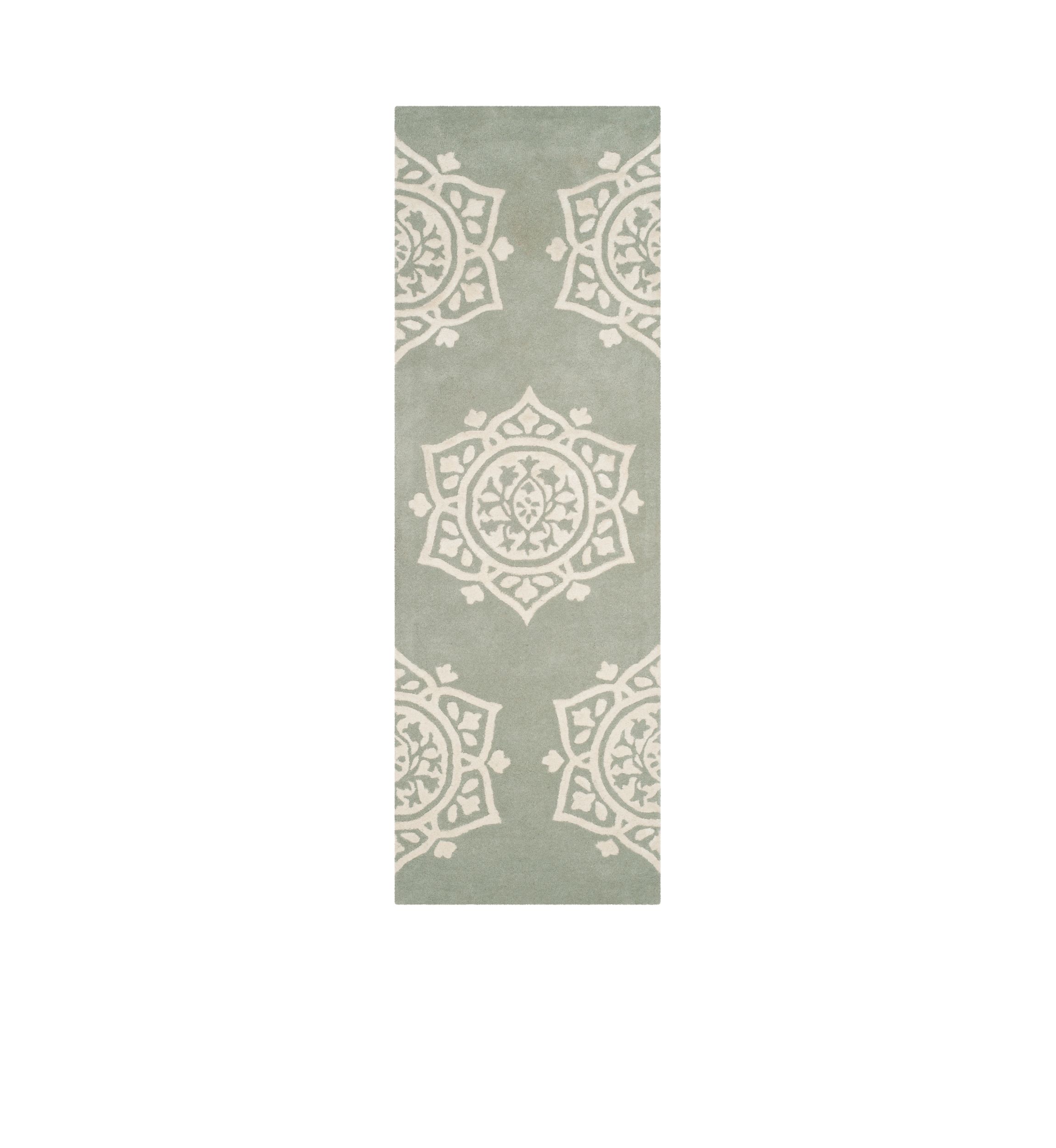 Bella Gray/Ivory 2-ft. 3-in. x 7-ft. Area Rug