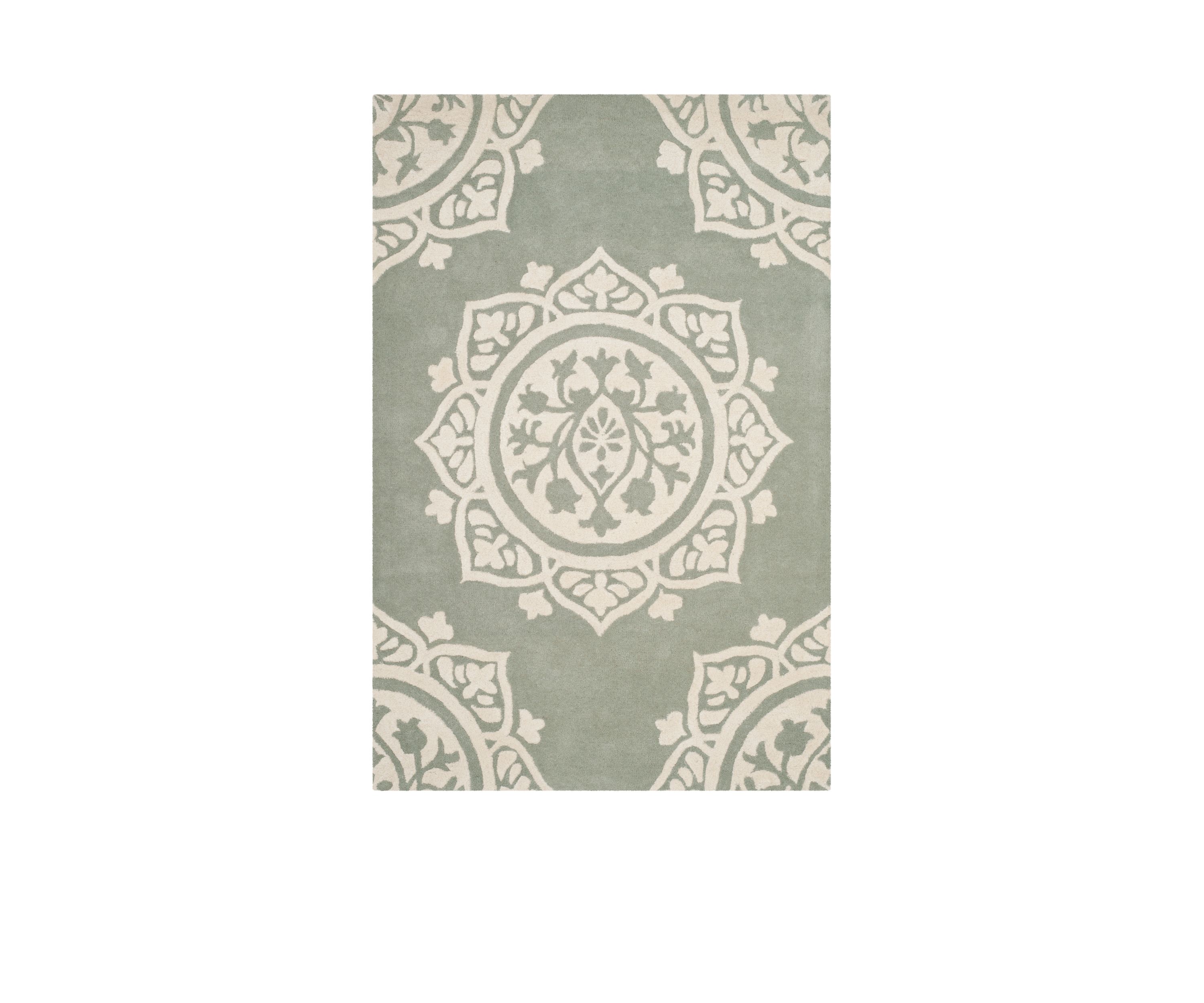 Bella Gray/Ivory 8-ft. x 10-ft. Area Rug