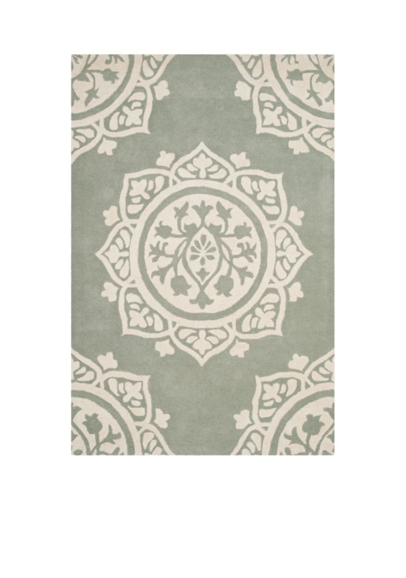 Bella Gray/Ivory 8-ft. x 10-ft. Area Rug