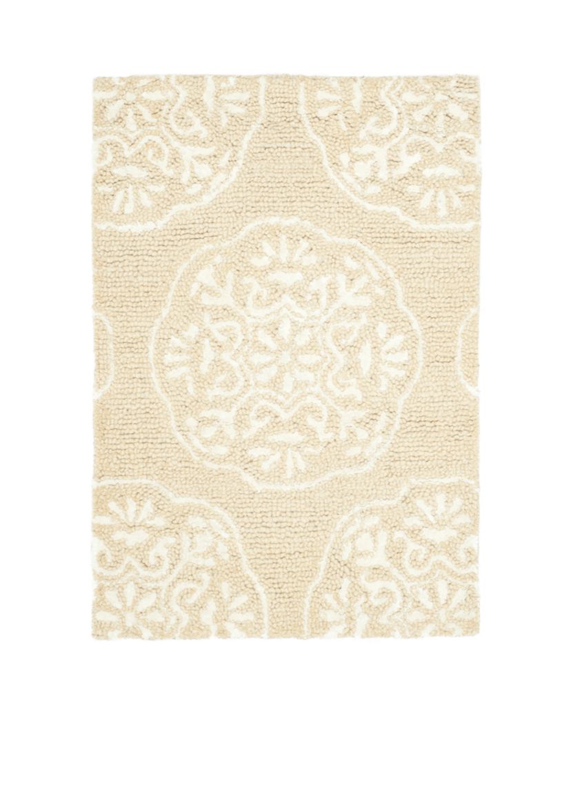 Bella Beige/White Area Rug 2-ft. x 3-ft.