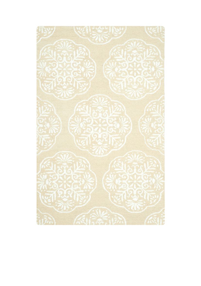 Bella Beige/White Area Rug 5-ft. x 8-ft.