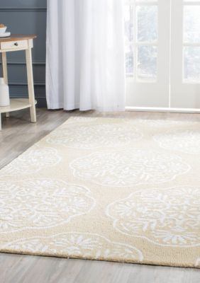 Bella Beige/White Area Rug 8-ft. x 10-ft.