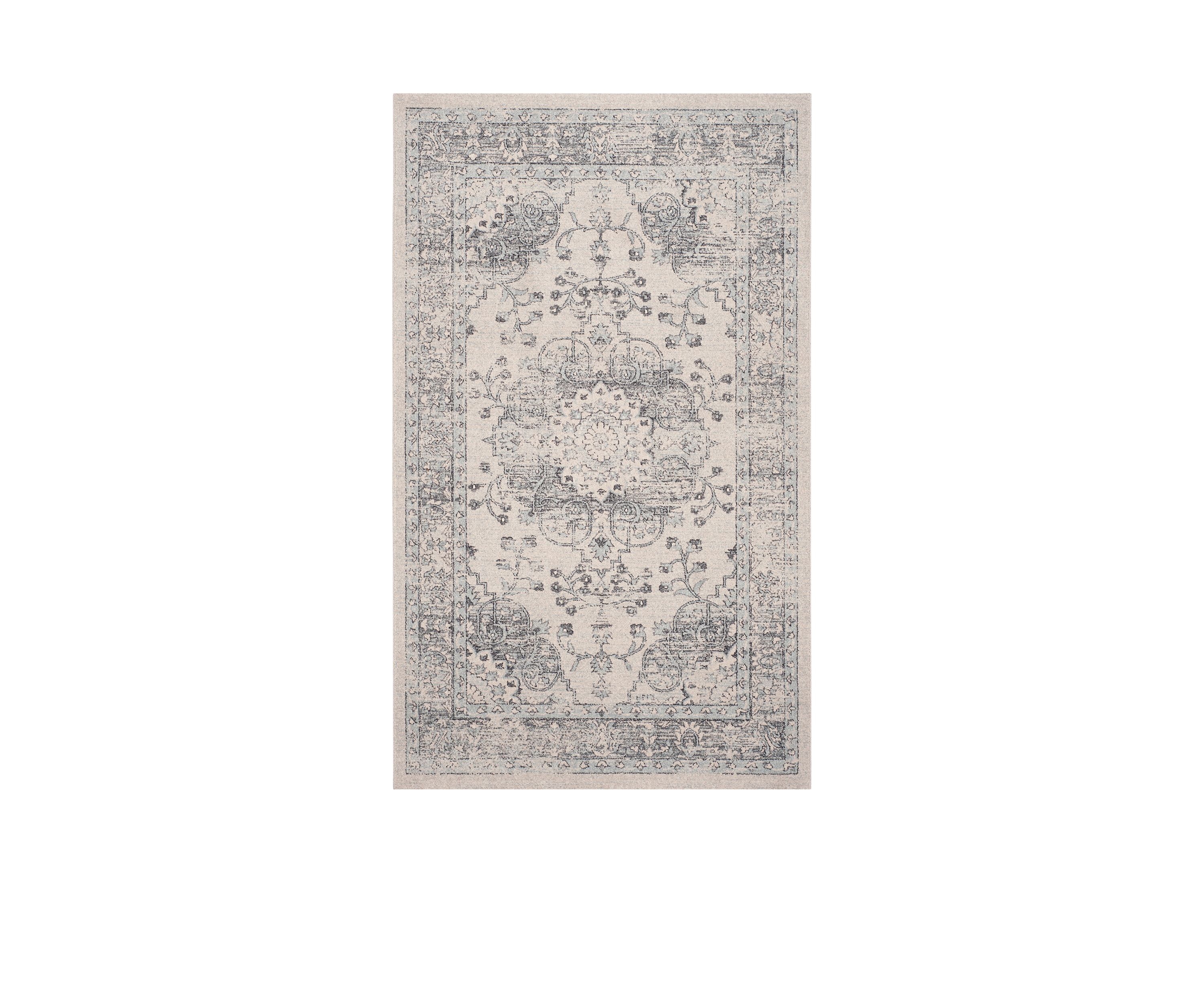 Carmel Beige/Blue 4-ft. x 6-ft. Area Rug