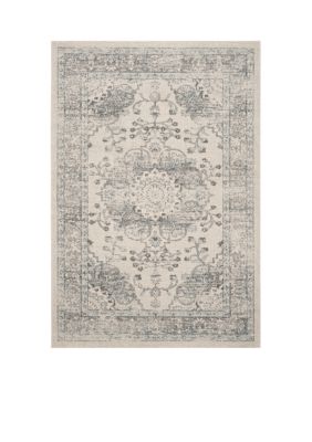 Carmel Beige/Blue 5-ft. 1-in. x 7-ft. 6-in. Area Rug