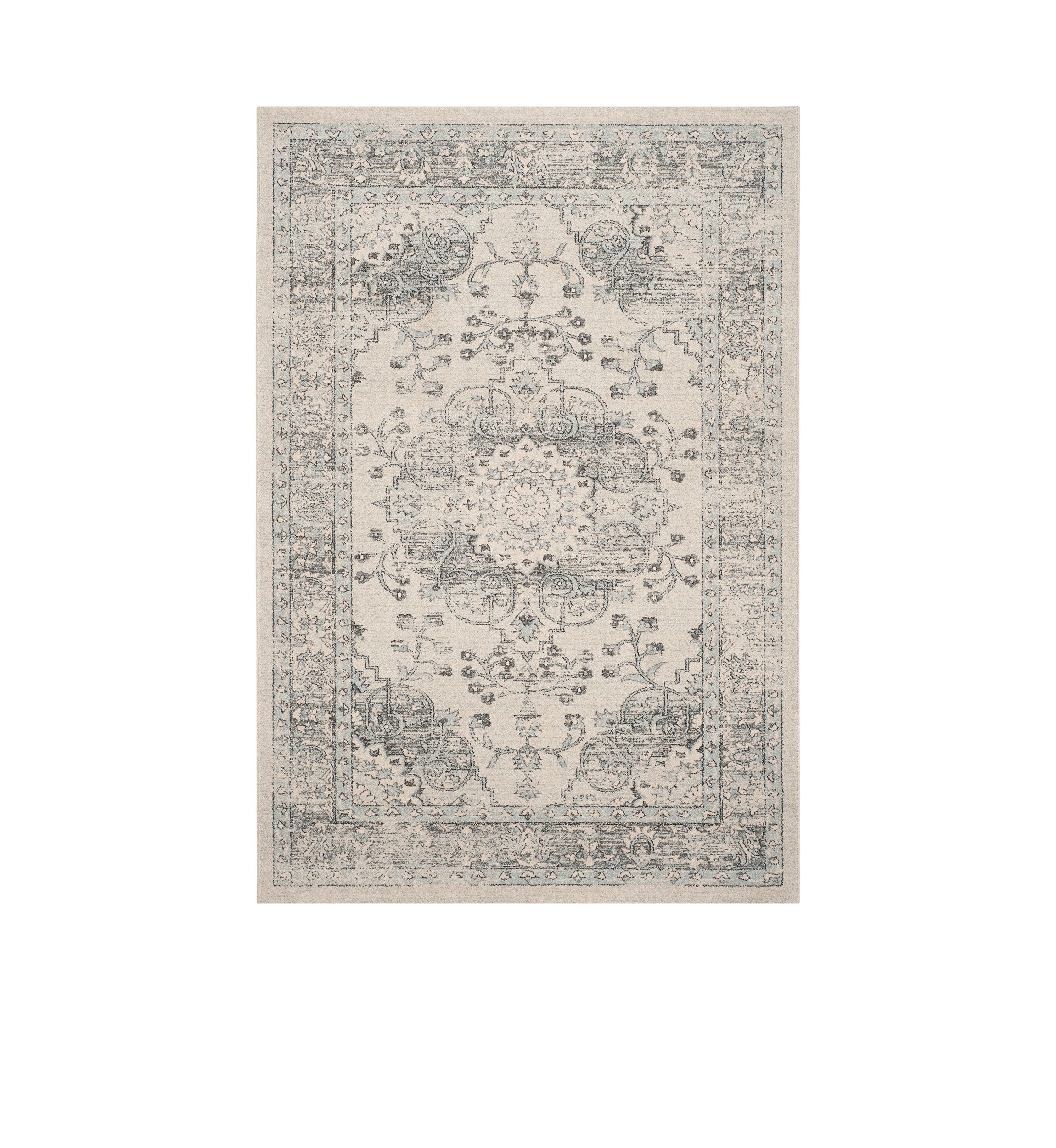 Carmel Beige/Blue Area Rug