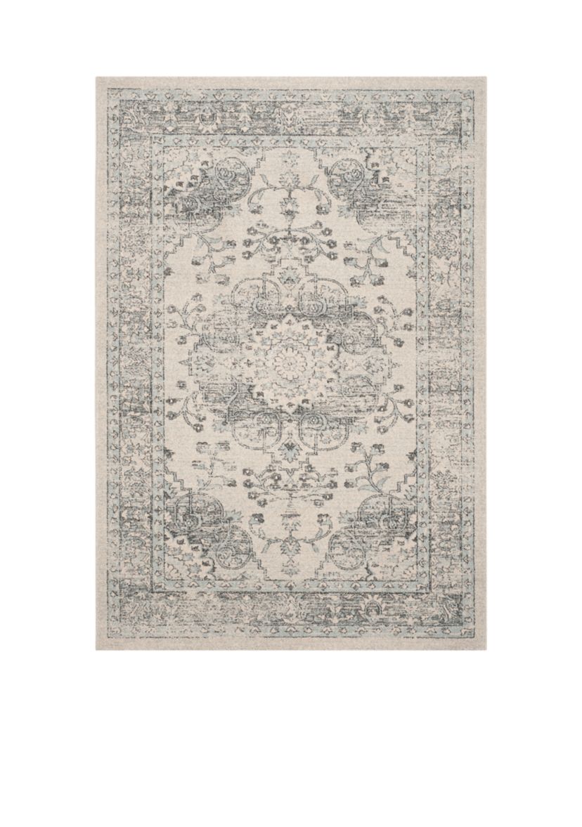 Carmel Beige/Blue Area Rug