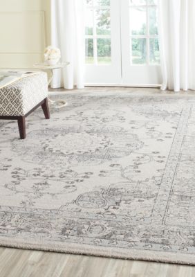 Carmel Beige/Blue 5-ft. 1-in. x 7-ft. 6-in. Area Rug