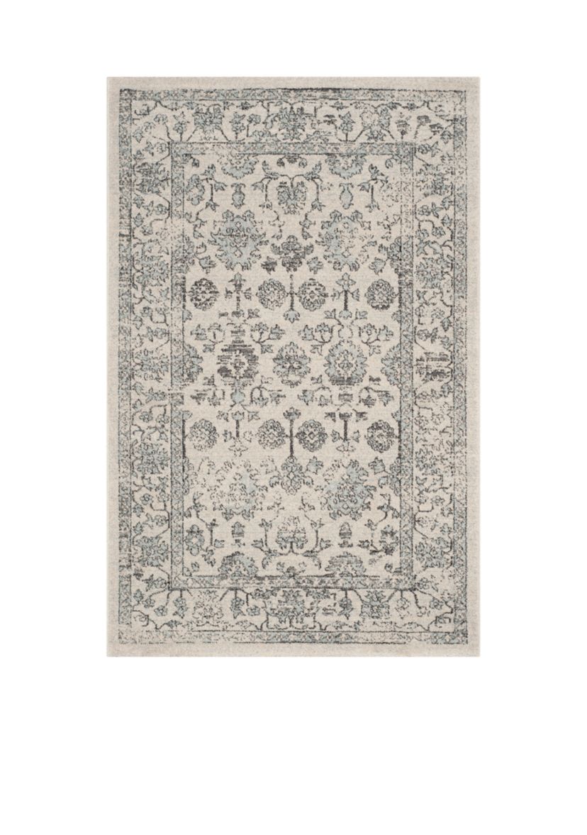 Carmel Beige/Blue 4-ft. x 6-ft. Area Rug