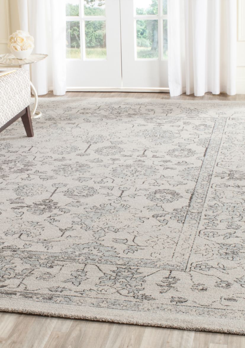 Carmel Beige/Blue 4-ft. x 6-ft. Area Rug