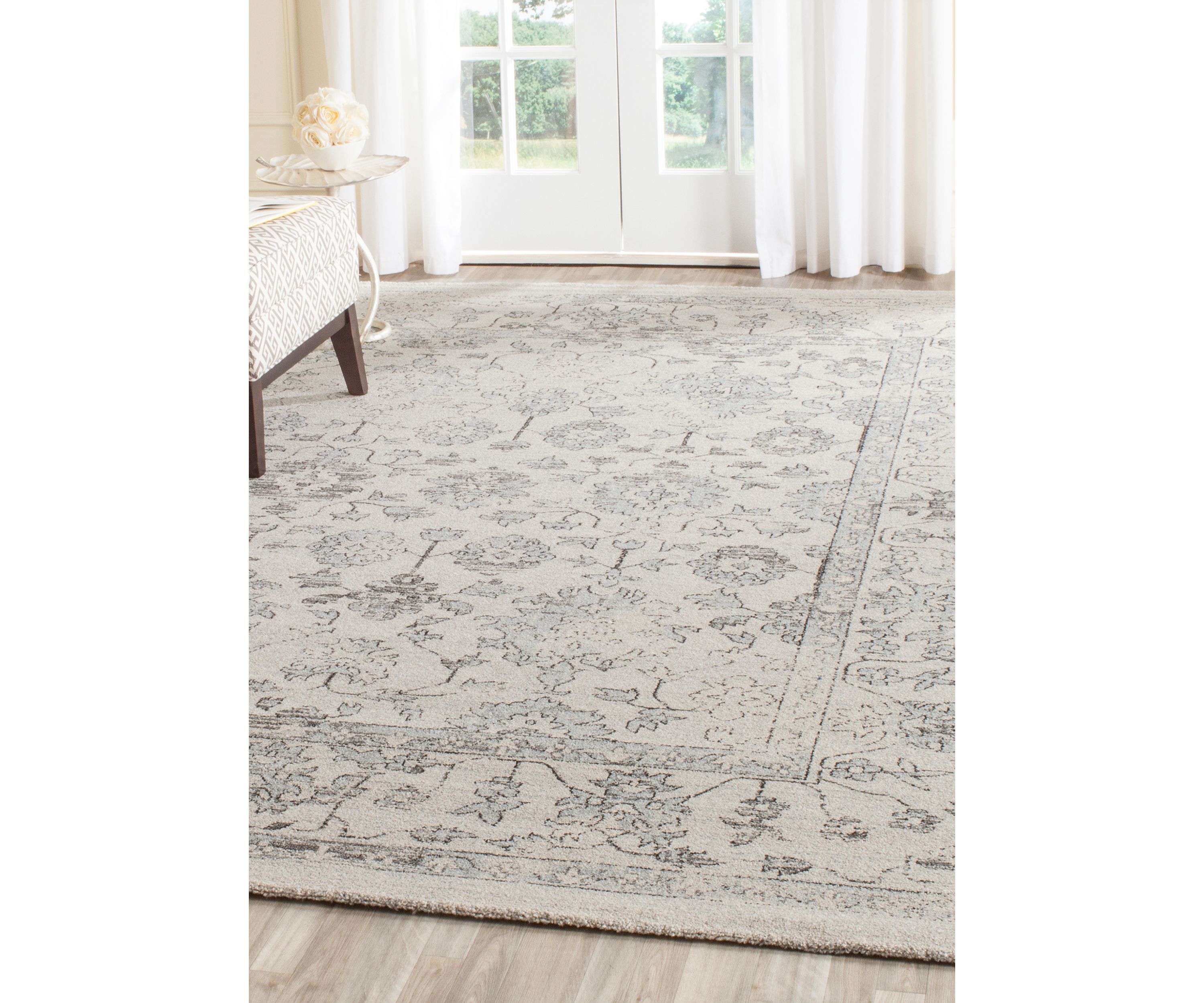 Carmel Beige/Blue Area Rug