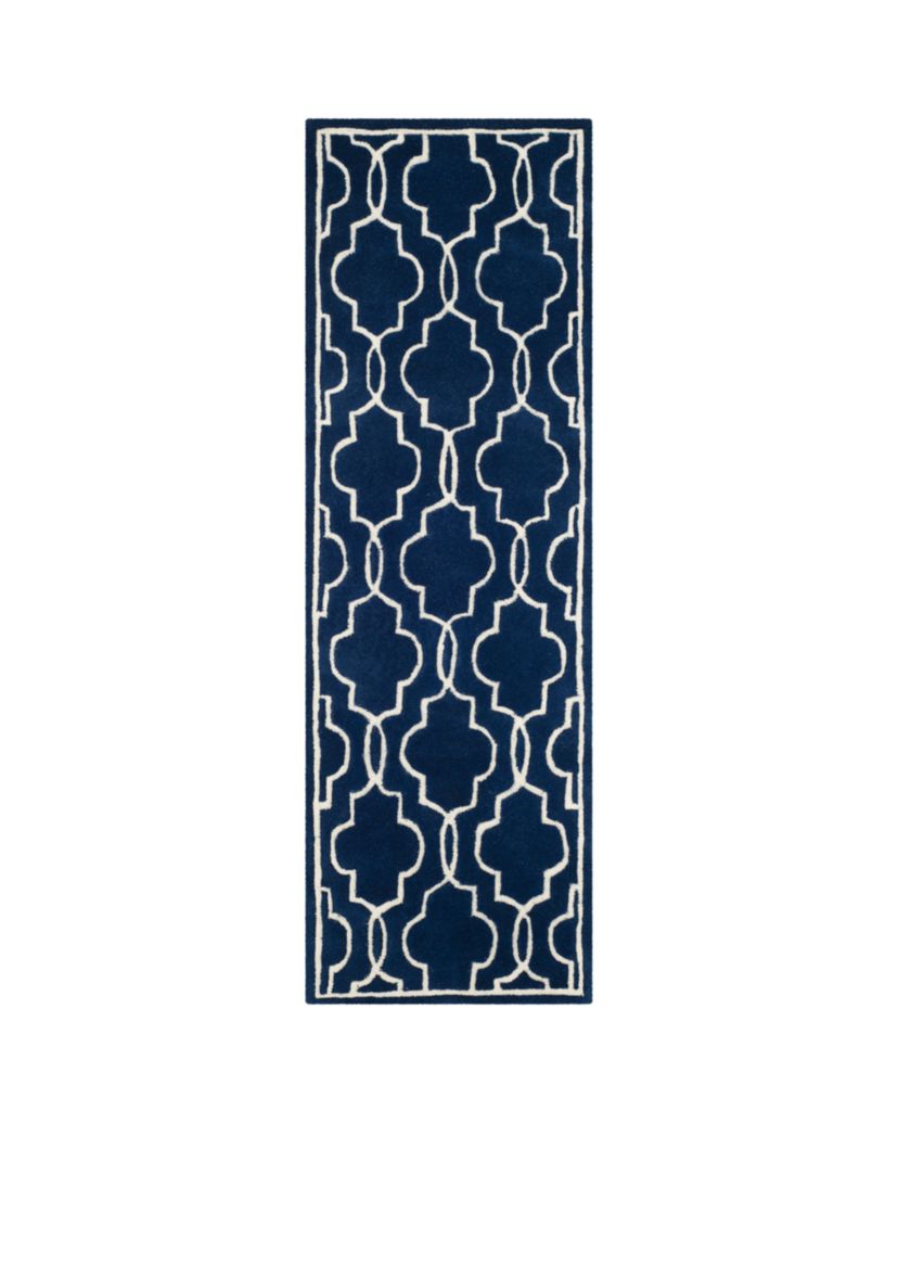 Chatham Dark Blue/Ivory 2-ft. 3-in. x 7-ft. Area Rug