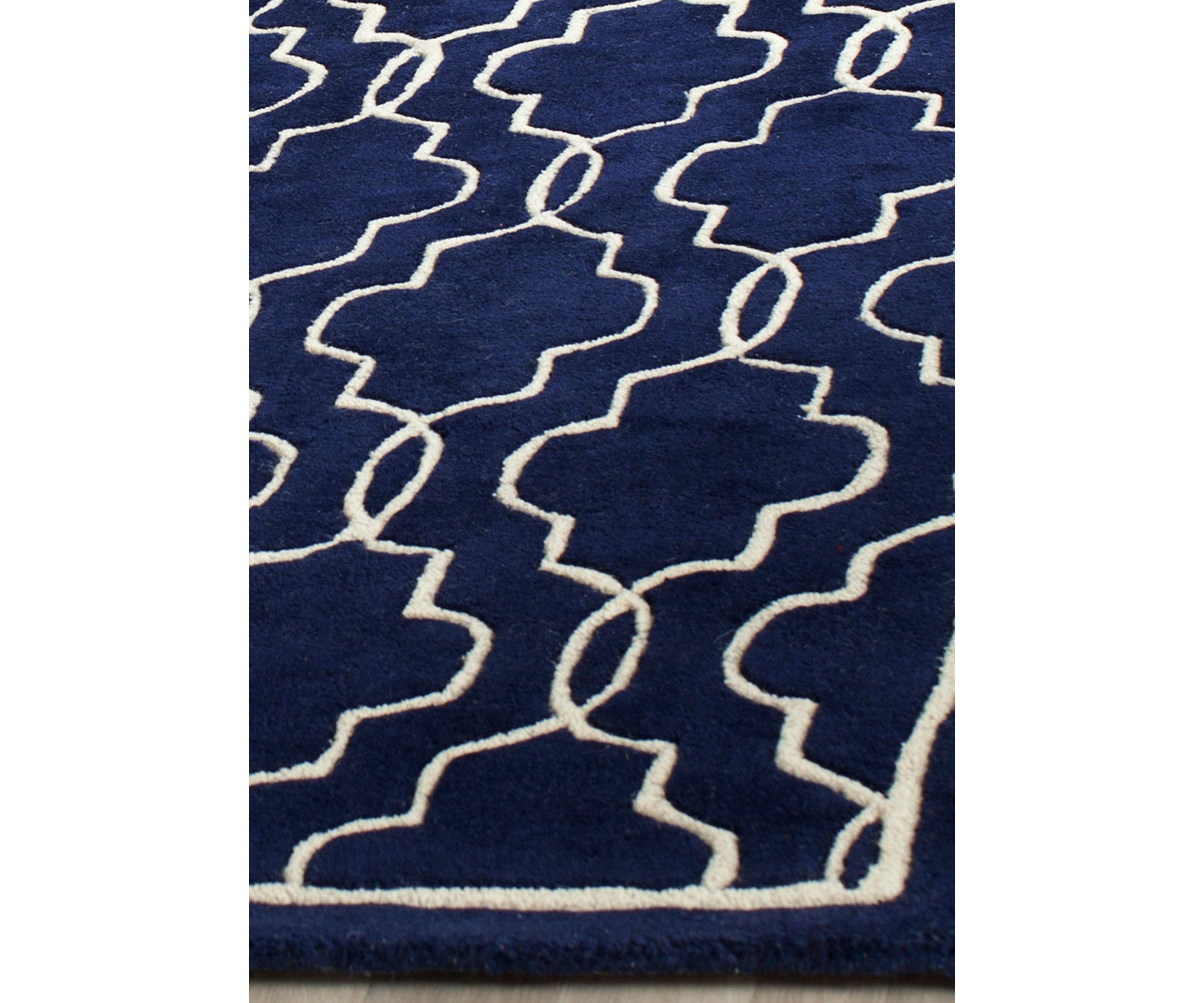 Chatham Dark Blue/Ivory 3-ft. x 5-ft. Area Rug