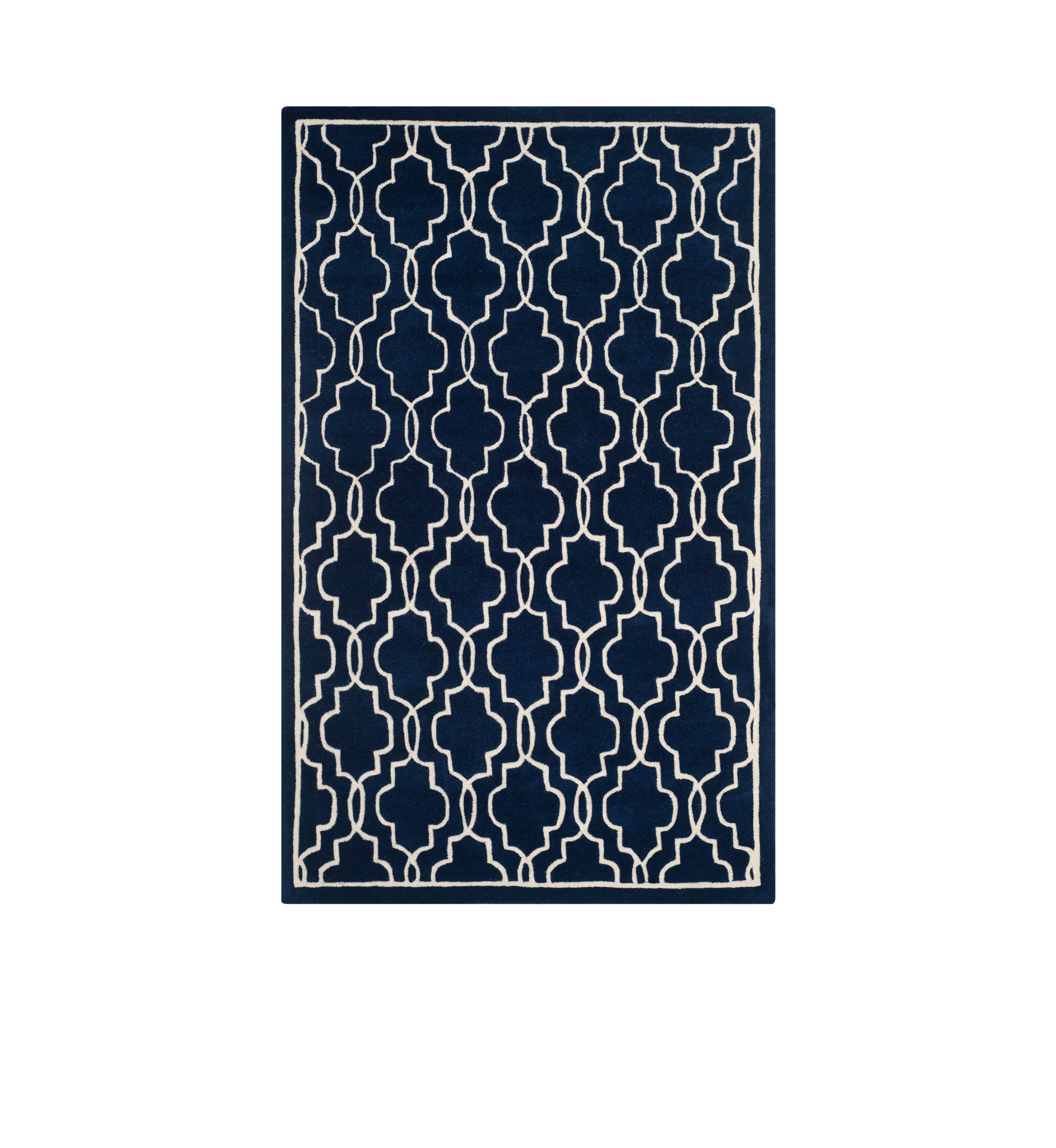 Chatham Dark Blue/Ivory 4-ft. x 6-ft. Area Rug
