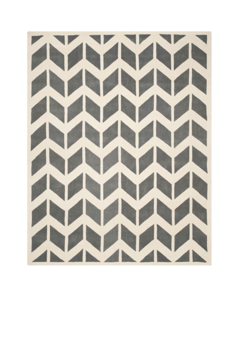 Chatham Dark Gray/Ivory 8-ft. x 10-ft. Area Rug