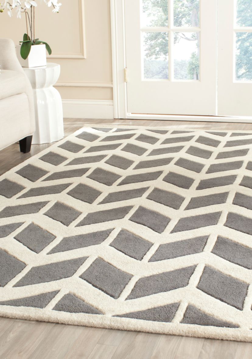 Chatham Dark Gray/Ivory 8-ft. x 10-ft. Area Rug