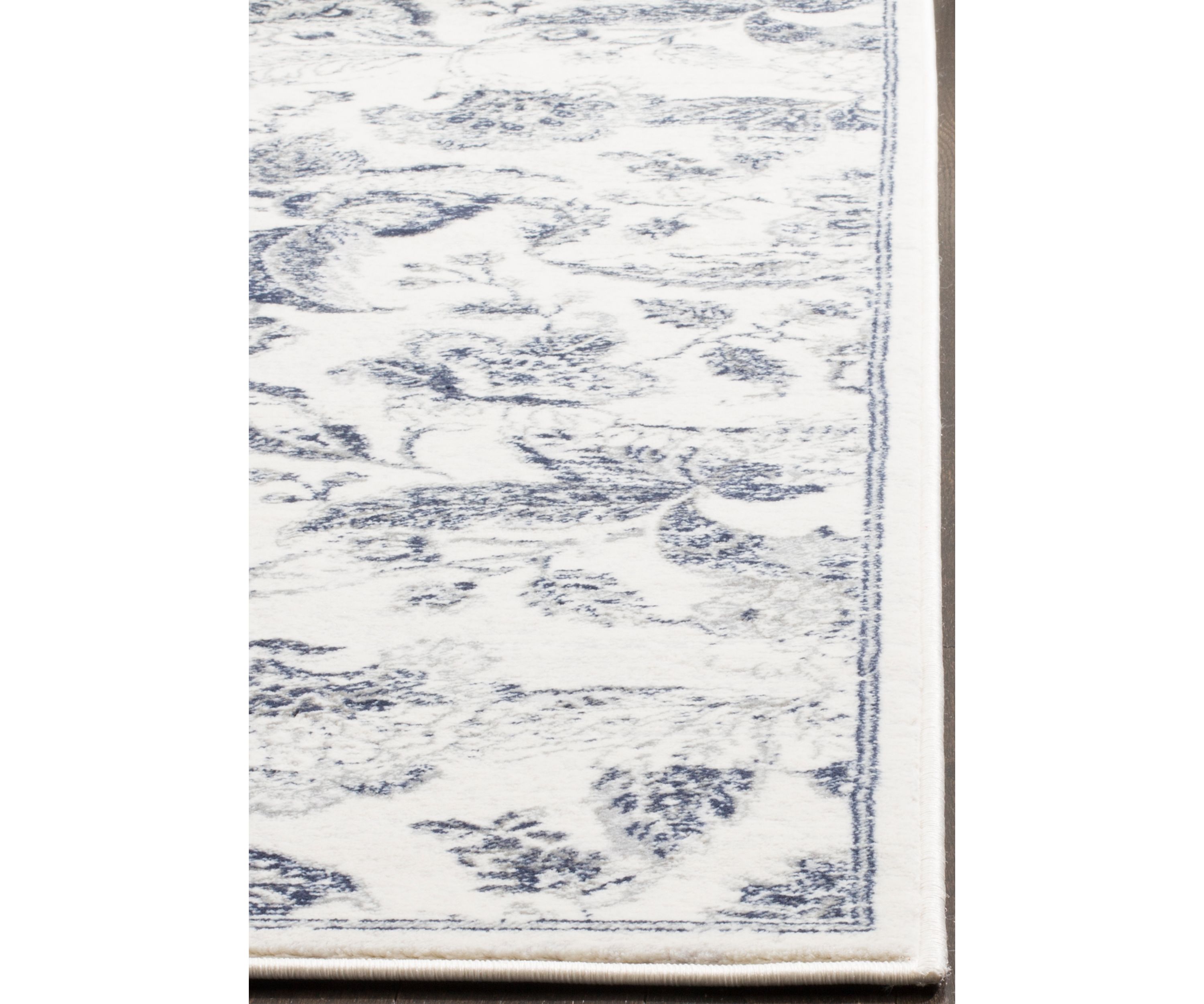 Carnegie Cream/Light Gray 6-ft. 7-in. x 9-ft. 2-in. Area Rug