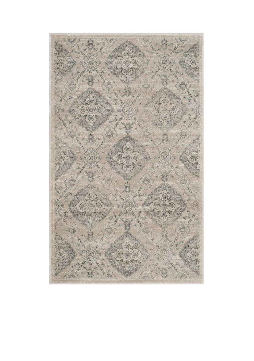 Carnegie Taupe/Light Blue Area Rug