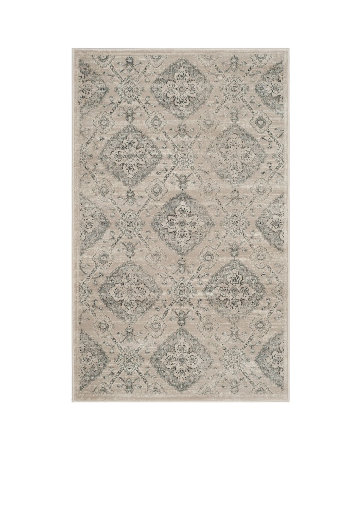 Carnegie Taupe/Light Blue Area Rug