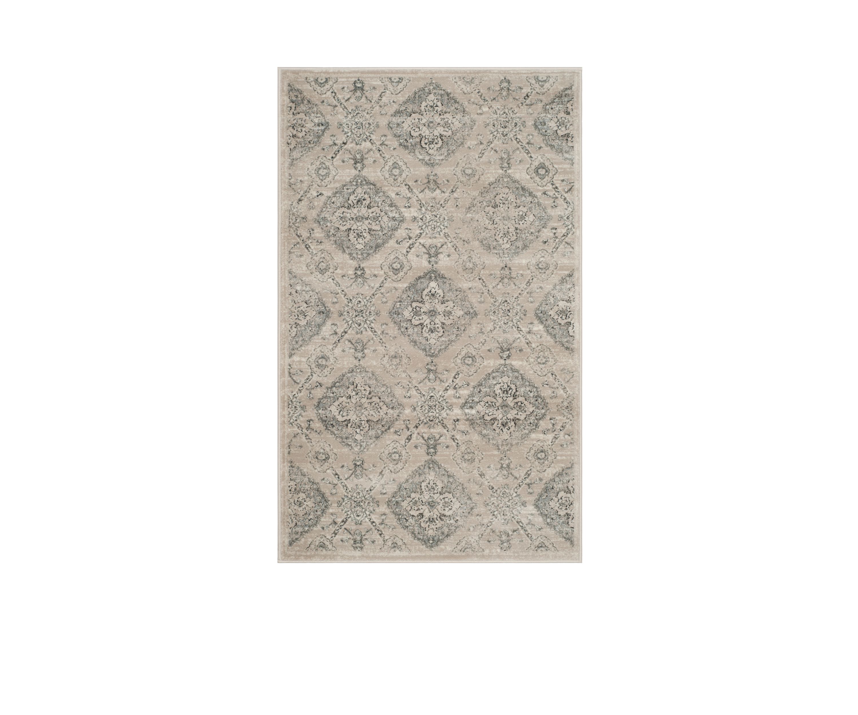 Carnegie Taupe/Light Blue Area Rug