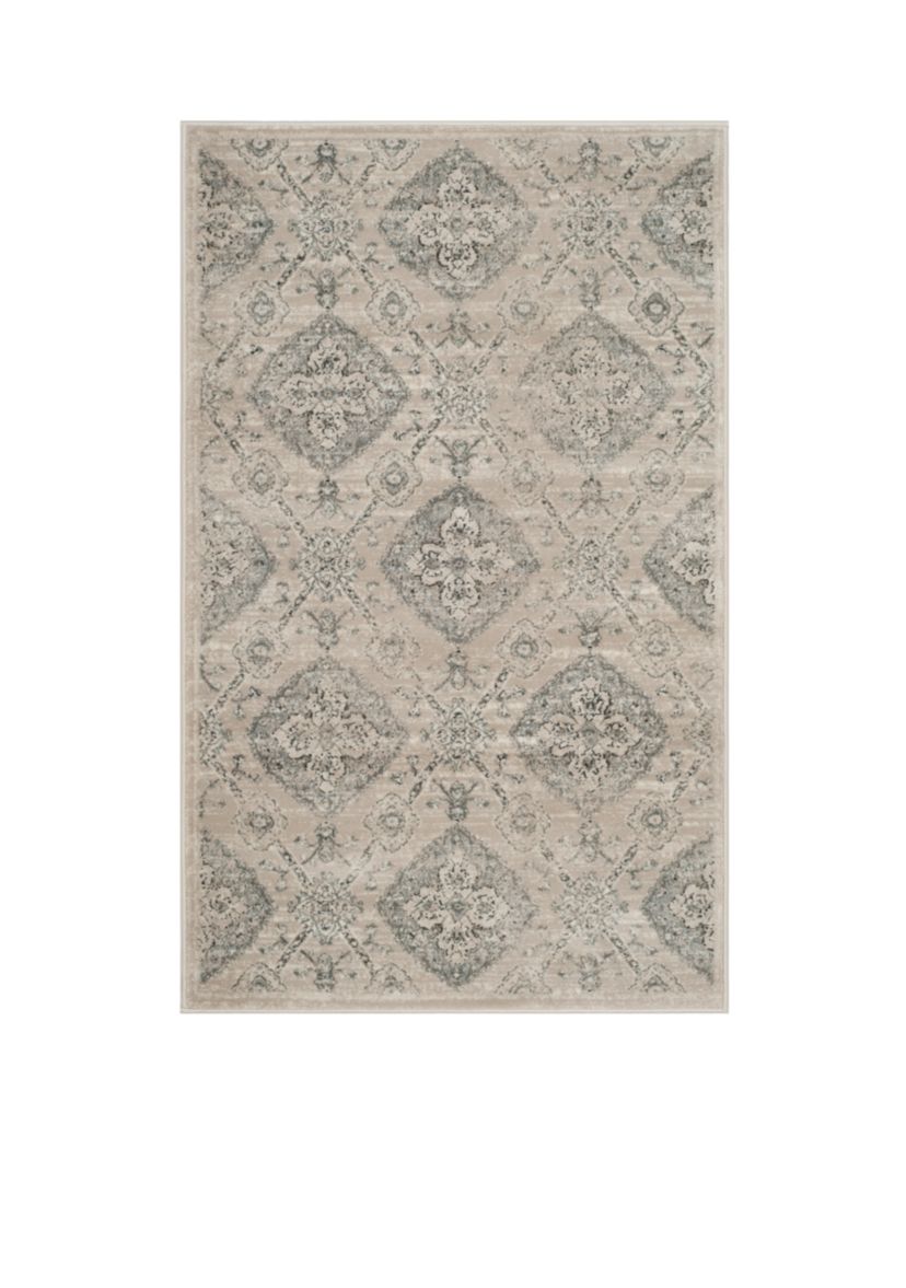 Carnegie Taupe/Light Blue Area Rug