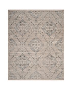 Carnegie Taupe/Light Blue 8-ft. x 10-ft. Area Rug