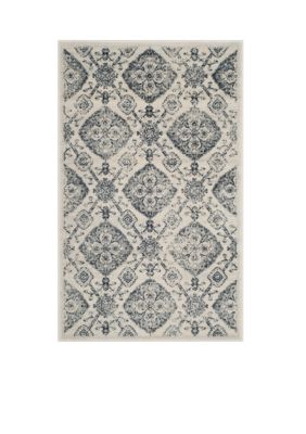 Carnegie Cream/Light Gray Area Rug 3-ft. x 5-ft.