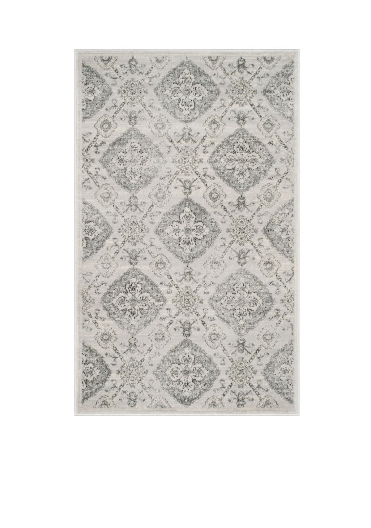 Carnegie Silver / Grey Area Rug 4-ft. x 6-ft.