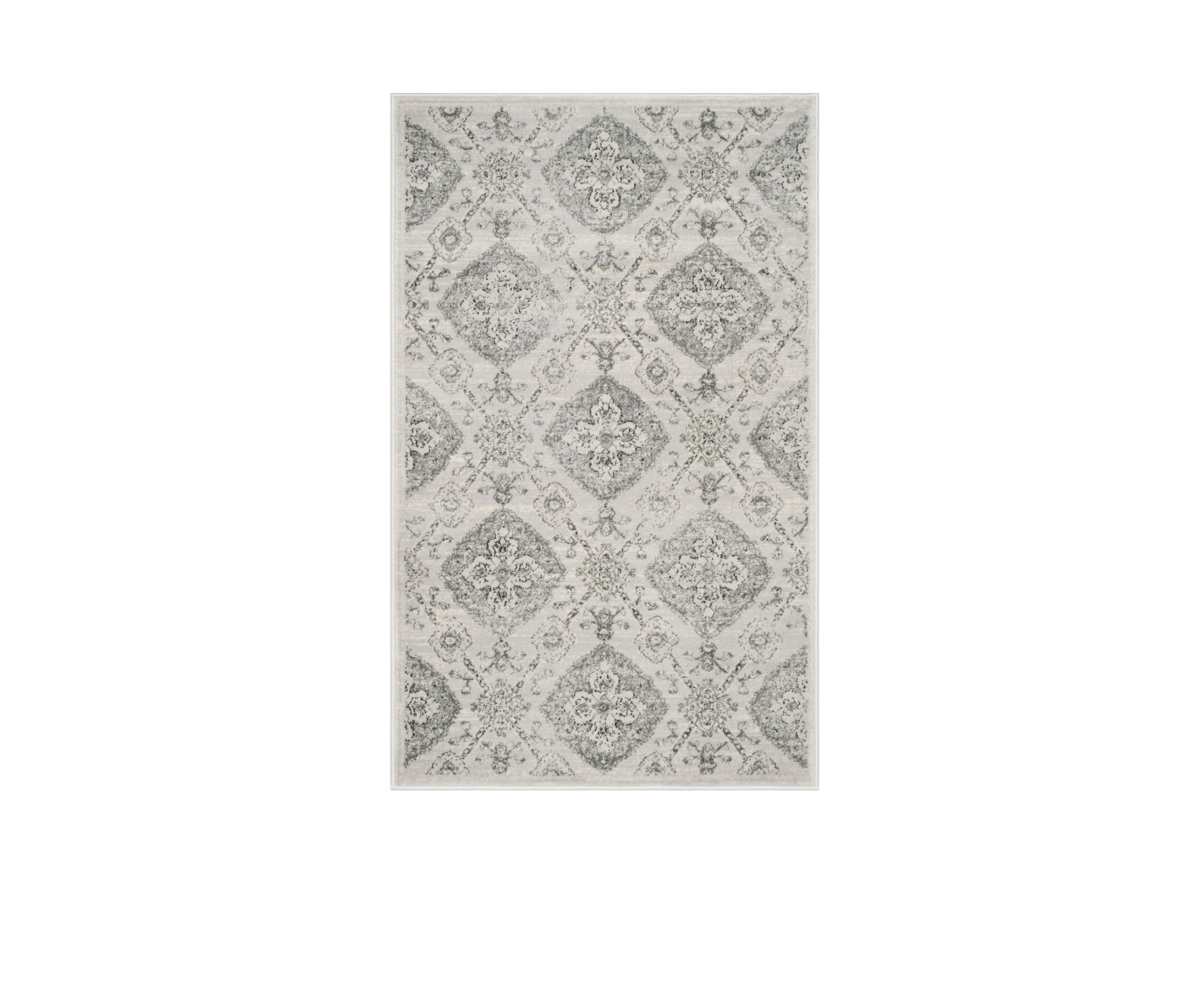 Carnegie Silver / Grey Area Rug 4-ft. x 6-ft.