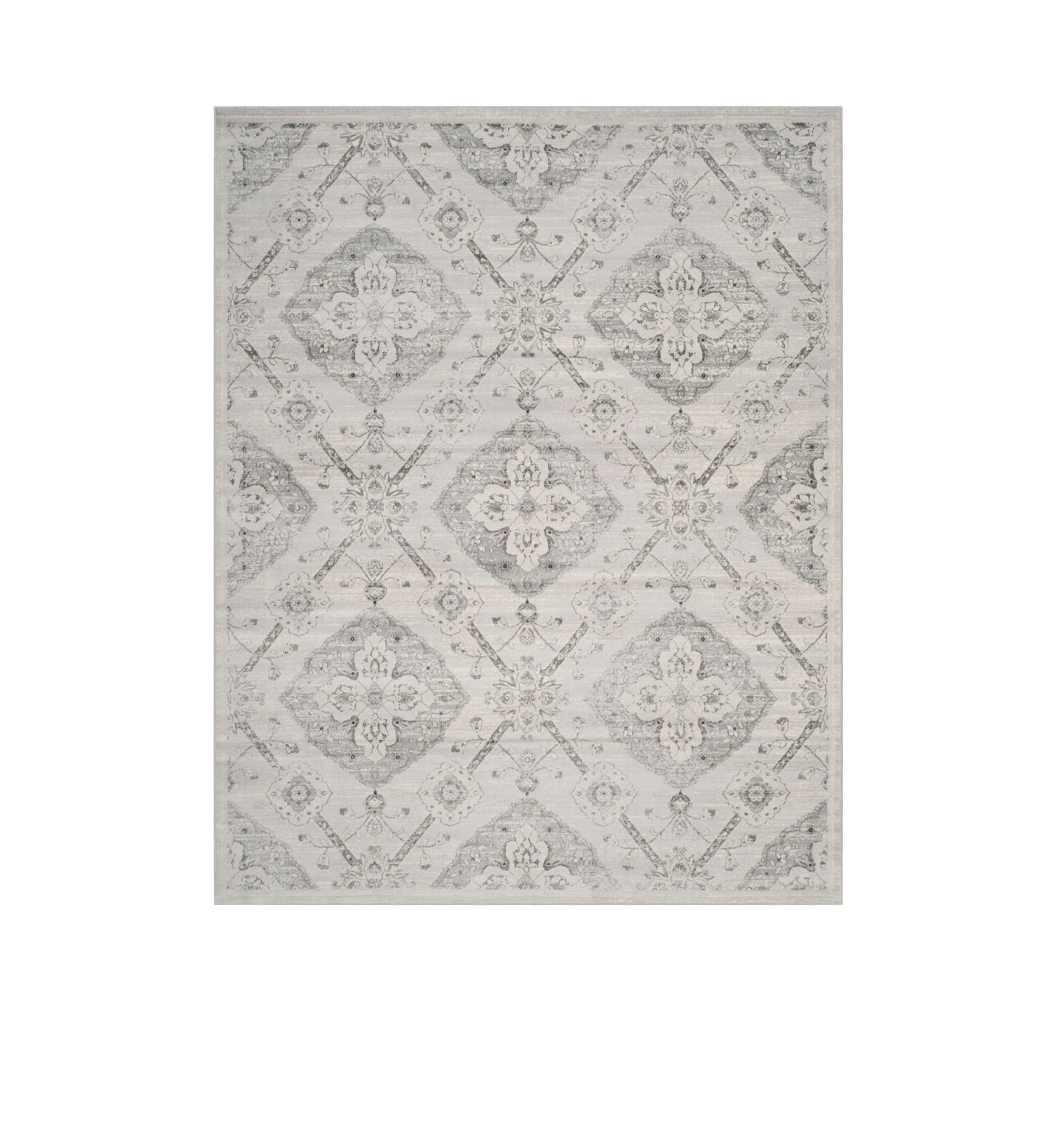 Carnegie Silver/Gray Area Rug 9-ft. x 12-ft.