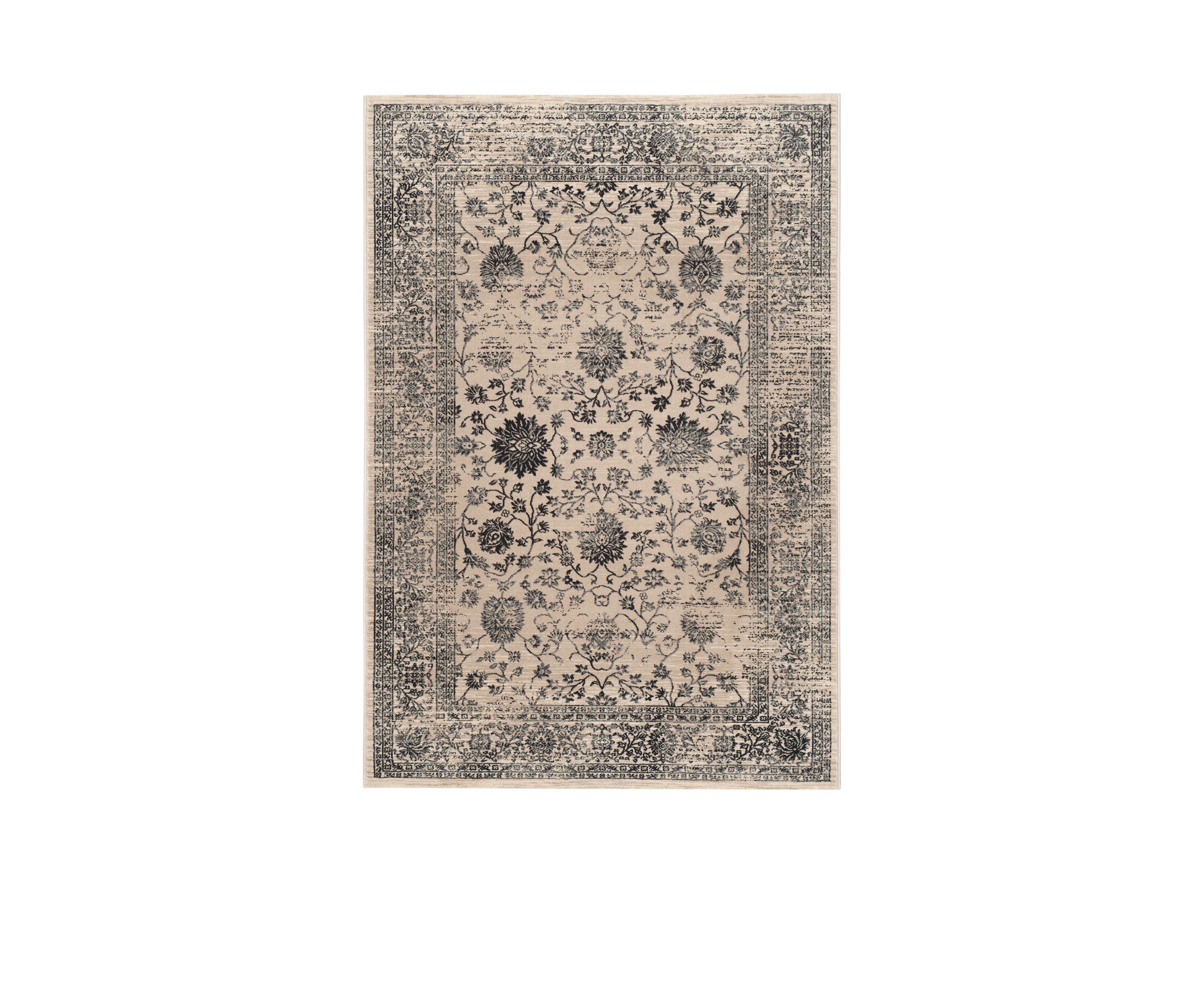 Evoke Beige/Blue Area Rug 5-ft. 1-in. x 7-ft. 6-in.