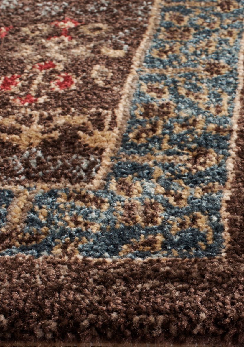 Mahal Navy/Red Area Rug