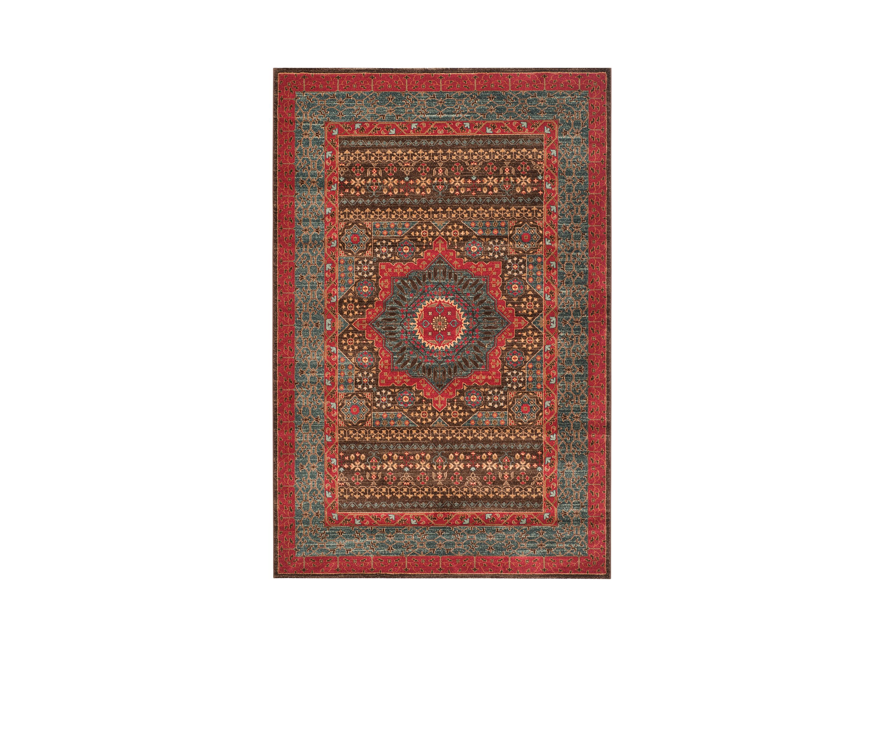 Mahal Navy/Red Area Rug